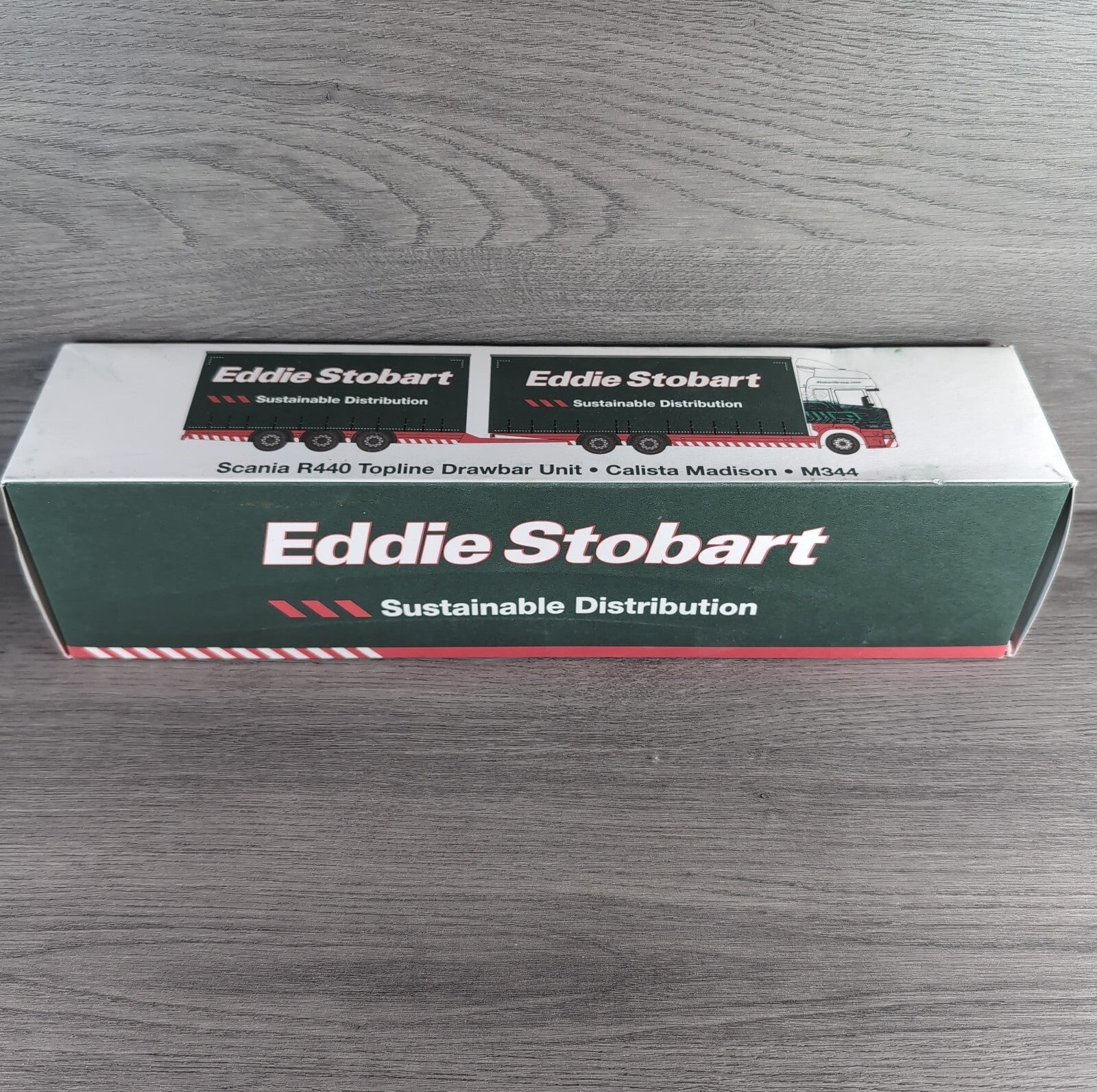 Atlas Editions Eddie Stobart Scania R440 Topline Drawbar Calista Madison M344