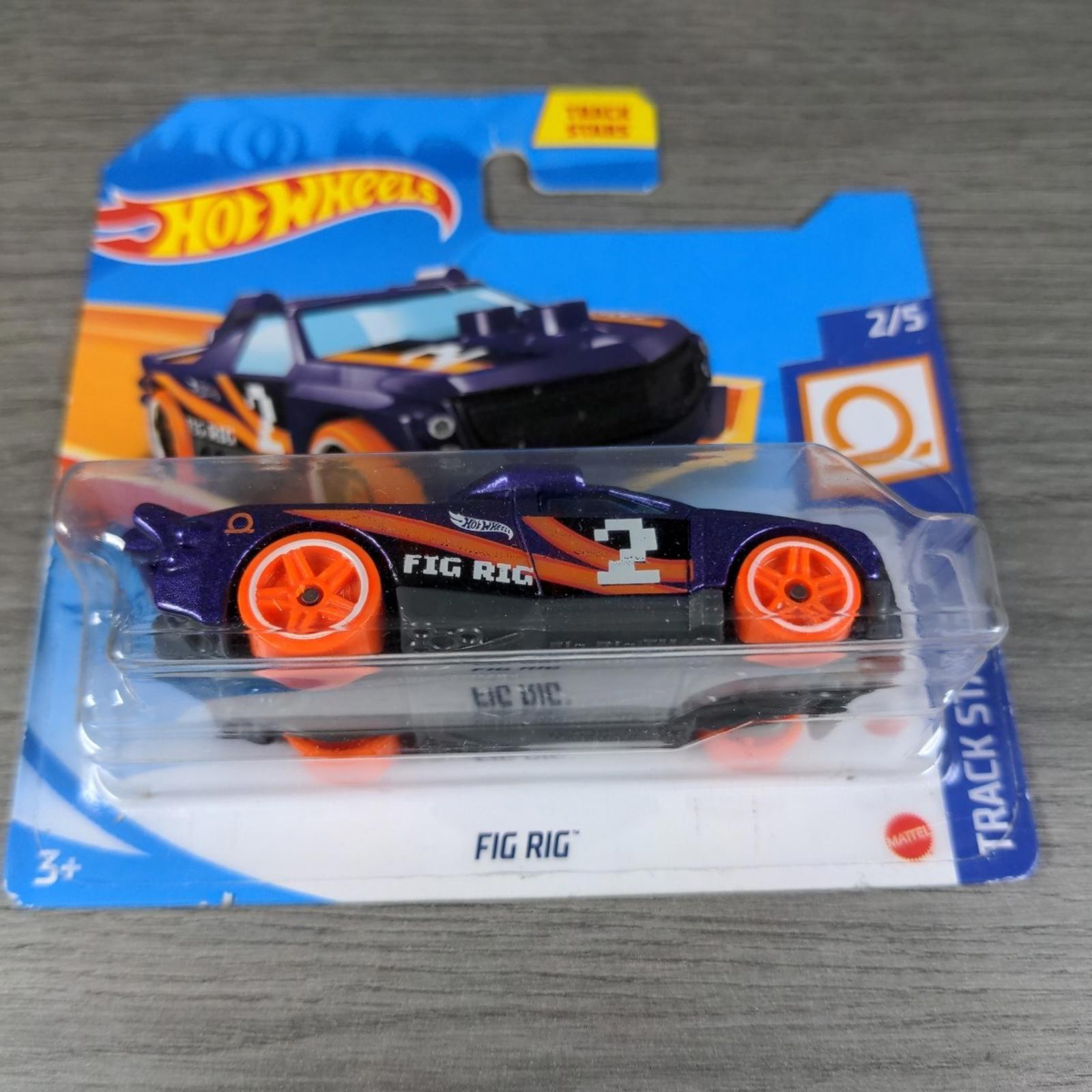 Hot Wheels - Fig Rig - Track Stars 2/5 - 2021 - 49/250 Diecast Model 1:64 Scale - Retrorama UK