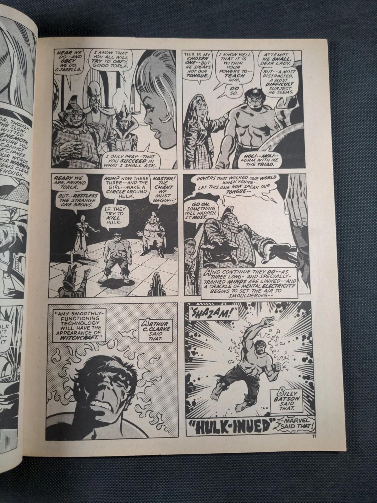 Mighty World of Marvel Comic Issue No 125 February 1975 Marvel UK Vintage Comic