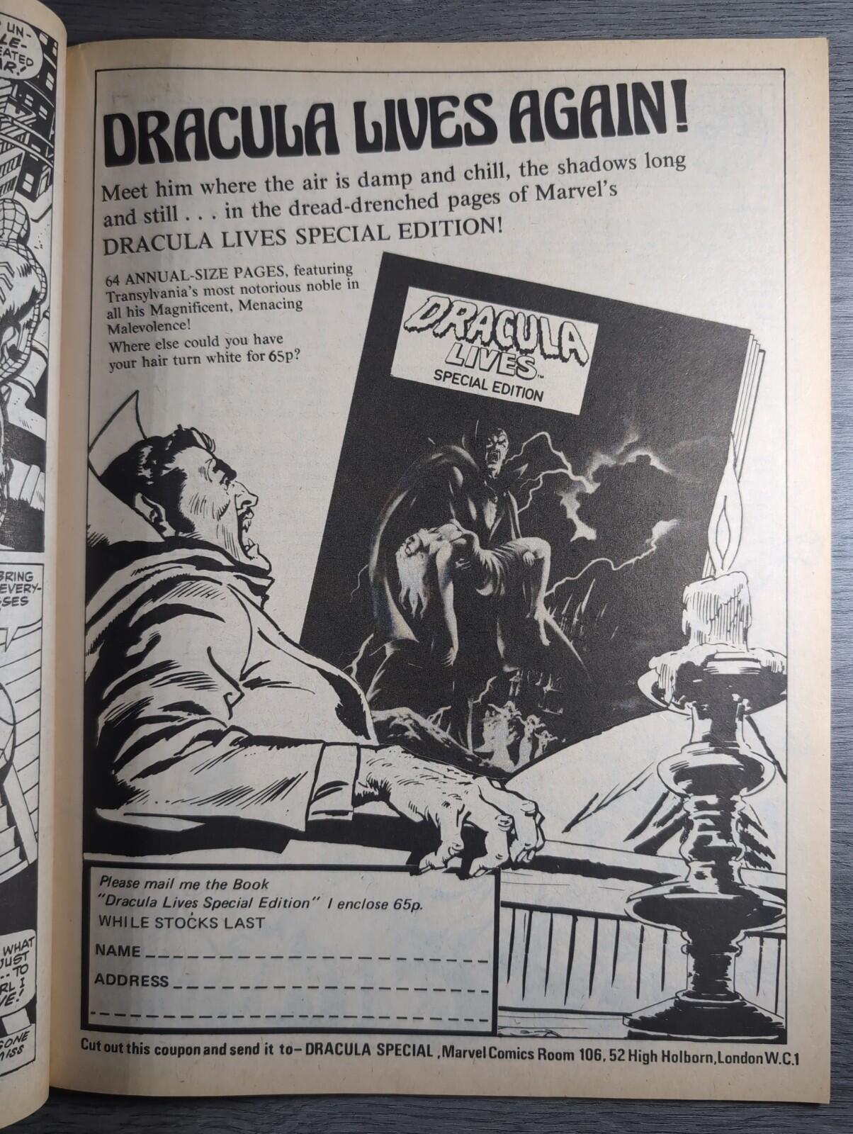 Spider-Man Comics Weekly No 119 Marvel Comics UK 24th May 1975 Vintage Comic