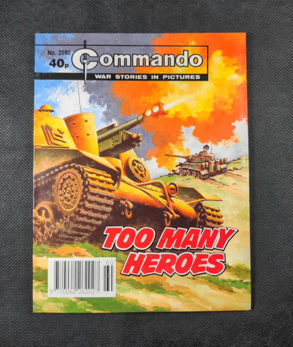 Commando Comic Issue Number 2590 Too Many Heroes - Vintage Comic - Retrorama UK