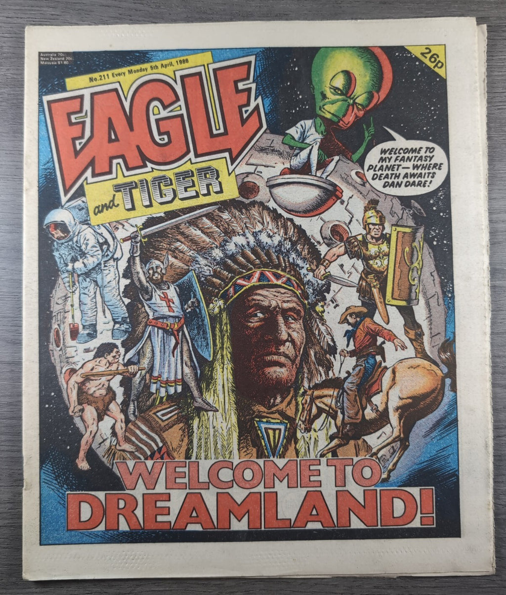 Eagle Comic Issue No. 211 5th April 1988 Vintage Retro UK Comic