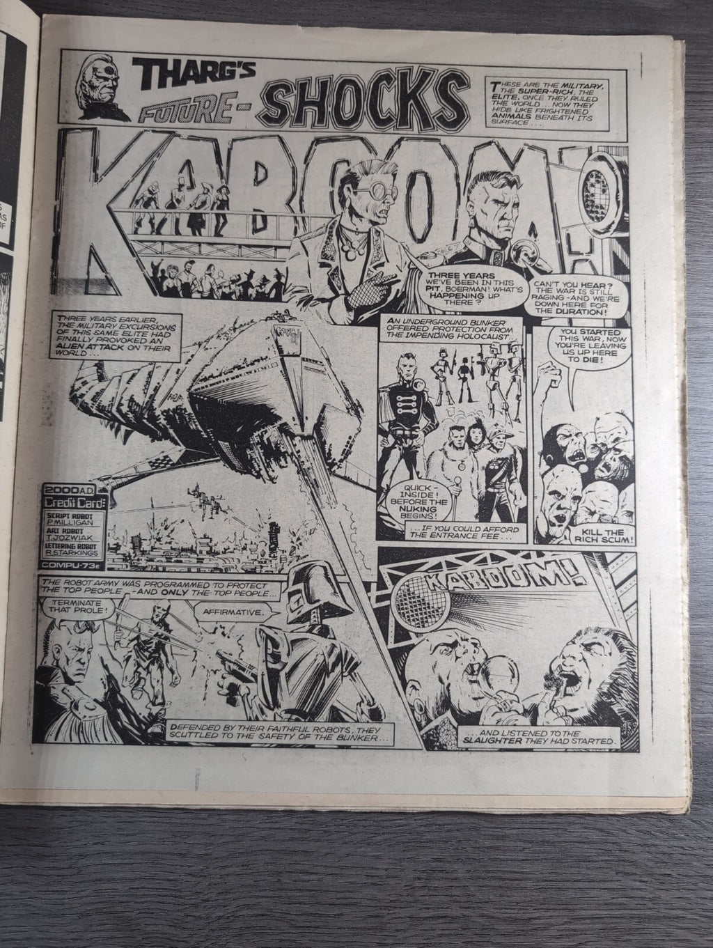 2000AD Prog 404 Featuring Judge Dread Comic 9th Feb 1985 Vintage Retro Comic