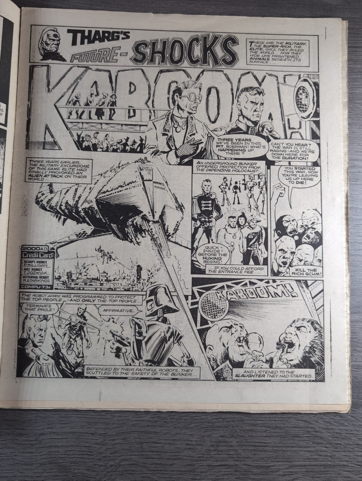 2000AD Prog 404 Featuring Judge Dread Comic 9th Feb 1985 Vintage Retro Comic