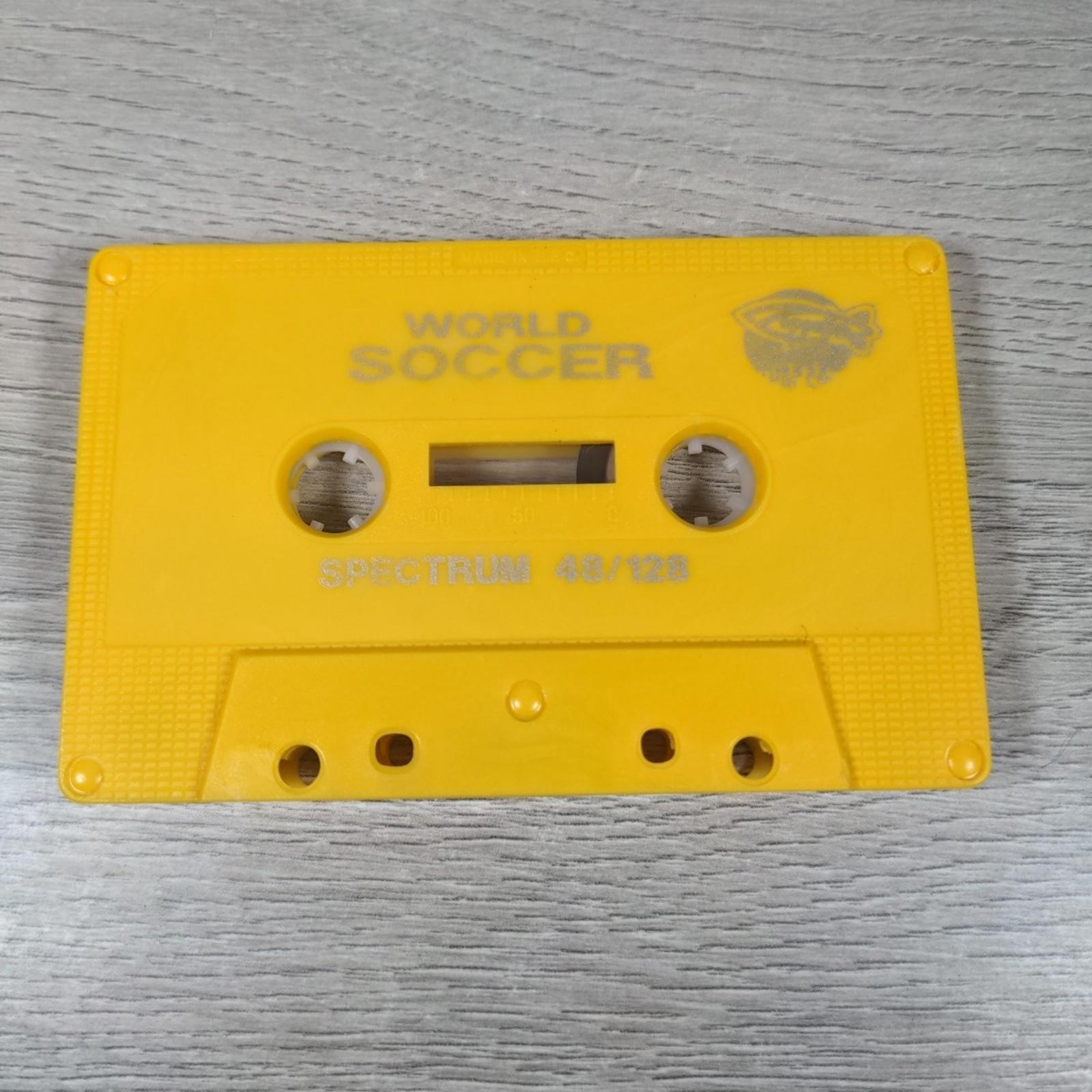 World Soccer ZX Spectrum 48/128K Game Cassette Zepplin Games Tested & Working