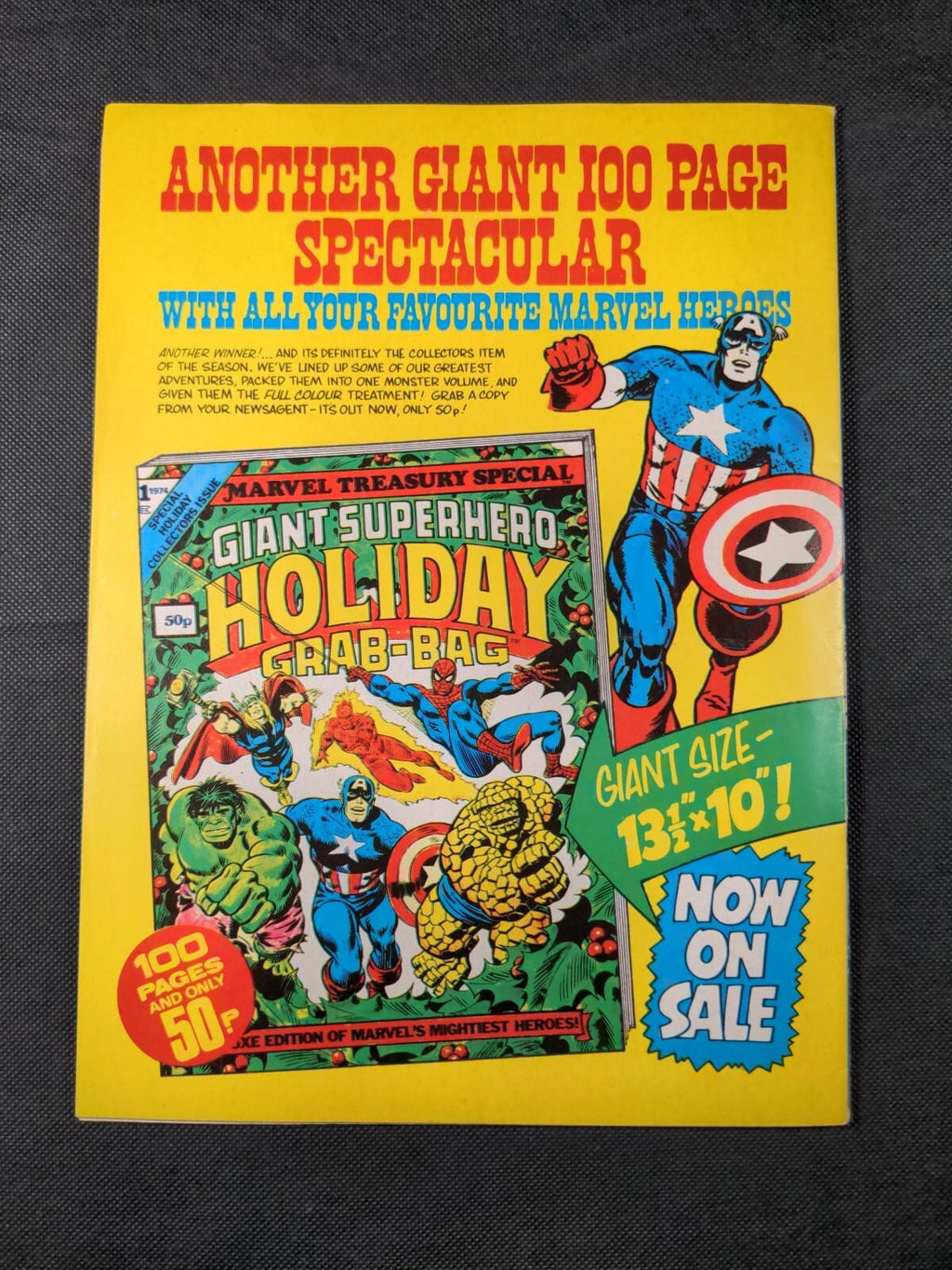 Mighty World of Marvel Comic Issue No 114 December 1974 Marvel UK Vintage Comic - Retrorama UK