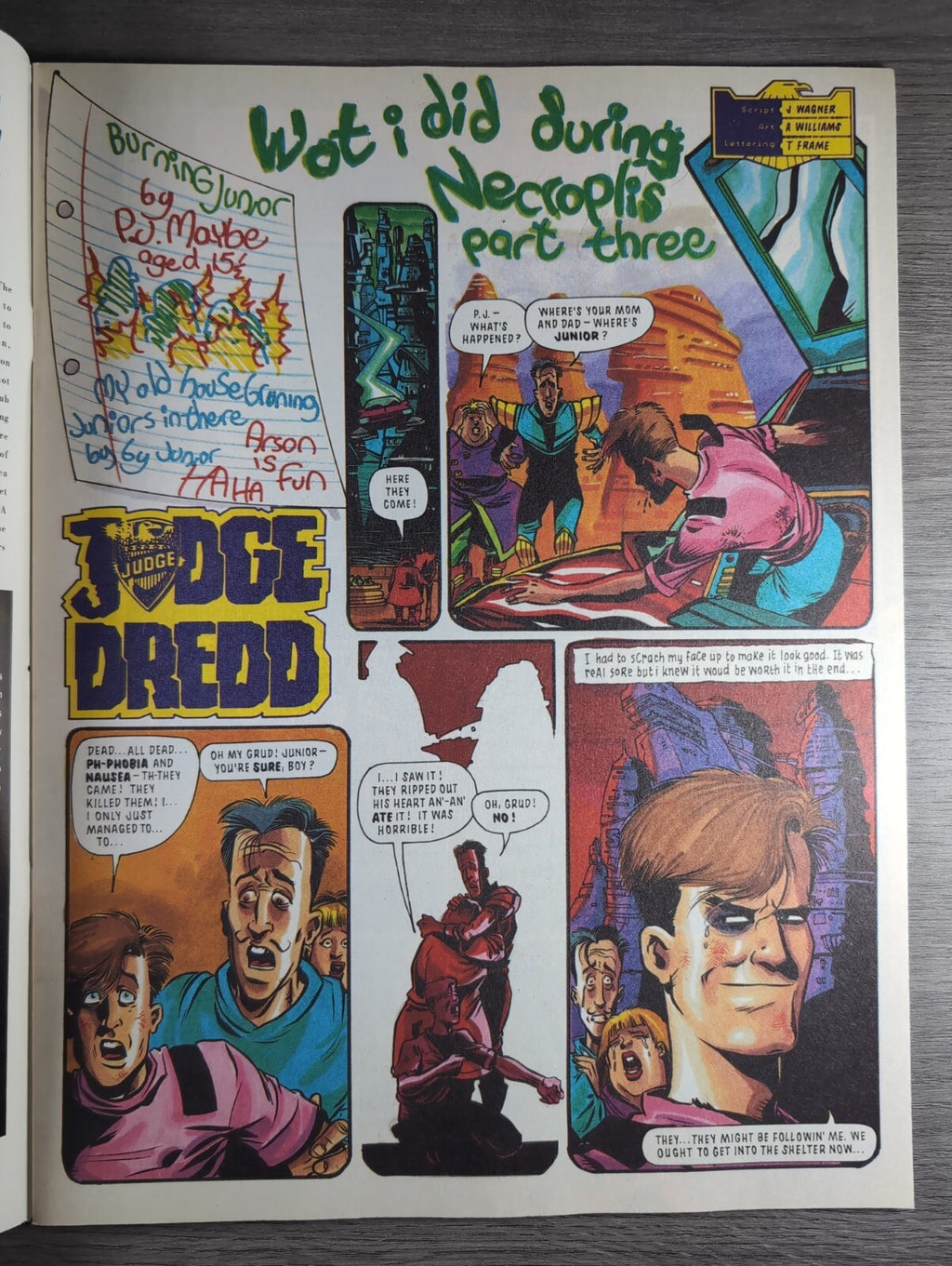2000AD Prog 709 Featuring Judge Dredd Comic 15th Dec 1990 Vintage Retro Comic
