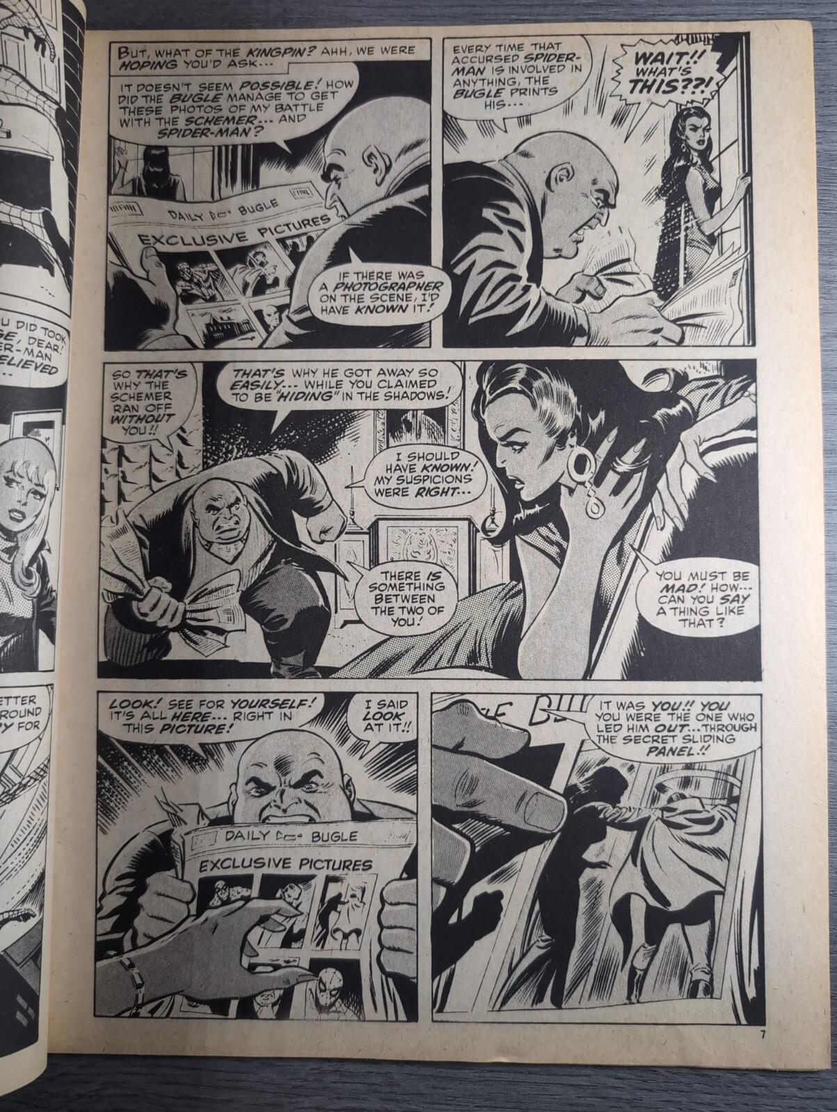Spider-Man Comics Weekly No 107 Marvel Comics UK 1st March 1975 Vintage Comic