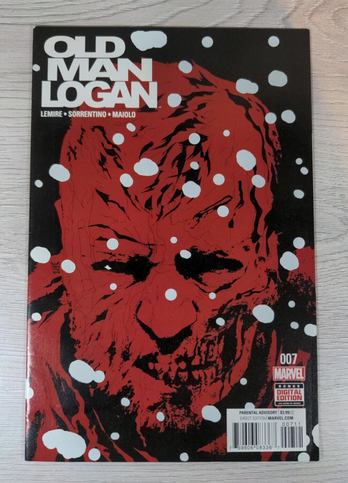 Marvel Comics Old Man Logan Issue No 7 2016 Lemire-Sorrentino-Maiolo