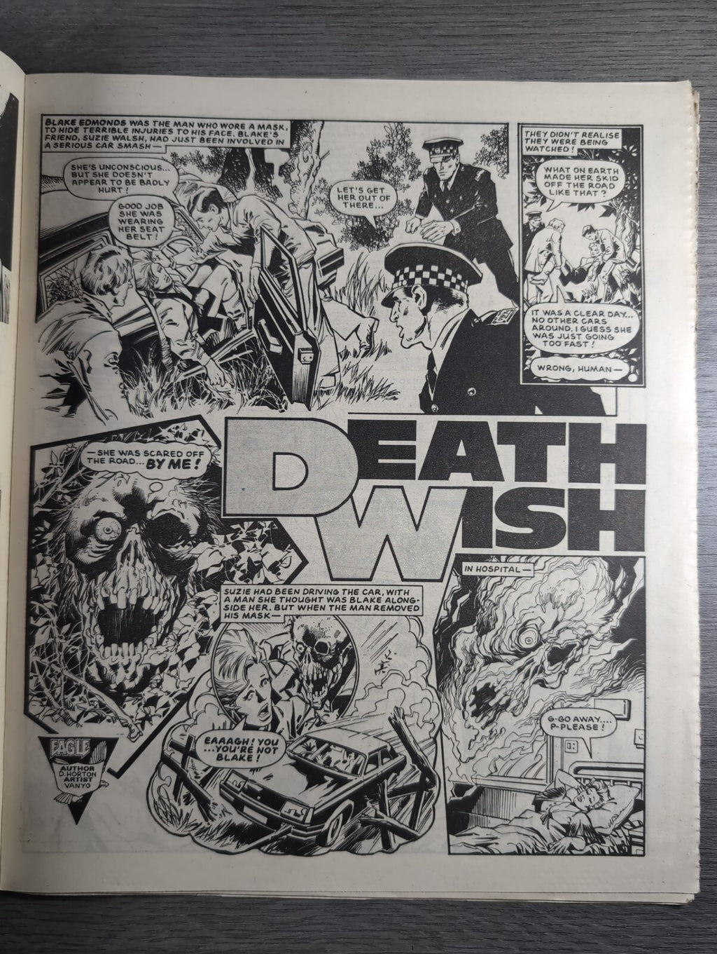 Eagle Comic Issue No. 249 27th December 1986 Vintage Retro UK Comic