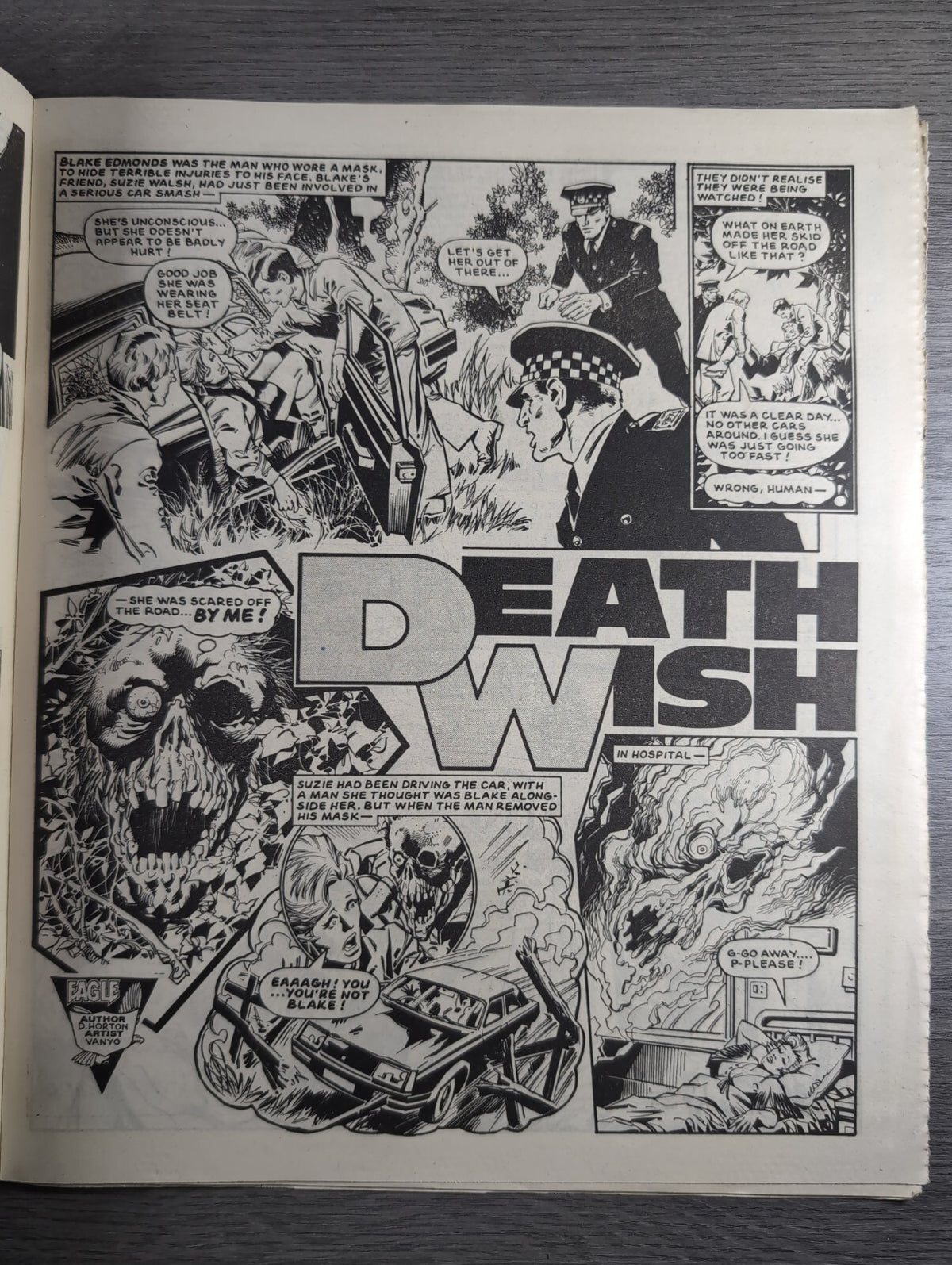 Eagle Comic Issue No. 249 27th December 1986 Vintage Retro UK Comic