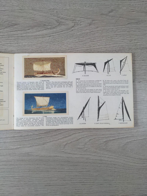 Brooke Bond Tea Cards: The Saga Of Ships Album Complete With All Cards In Set