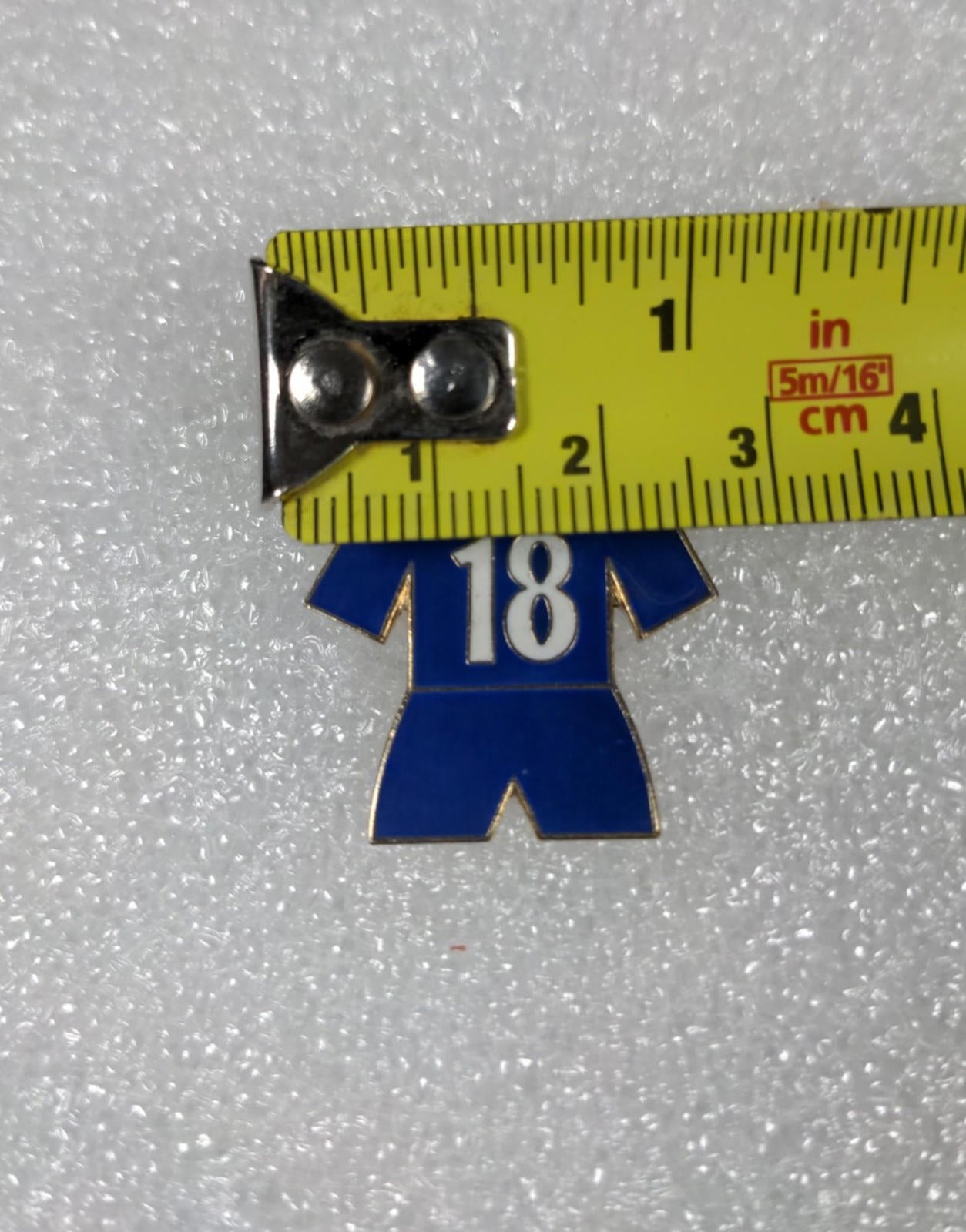 Chelsea Football Club Bridge No18 Shirt Enamel Pin Badge - Retrorama UK