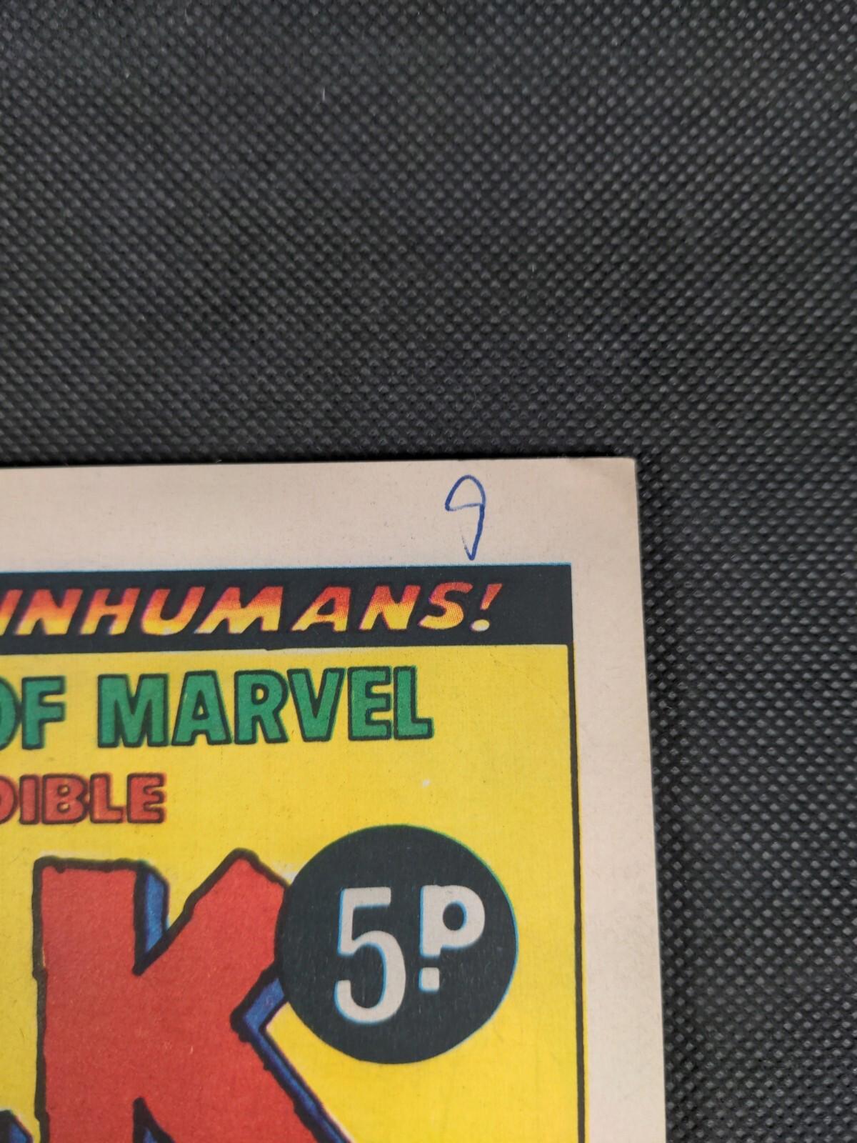 Mighty World of Marvel Issue No 60 November 1973 Vintage Marvel UK