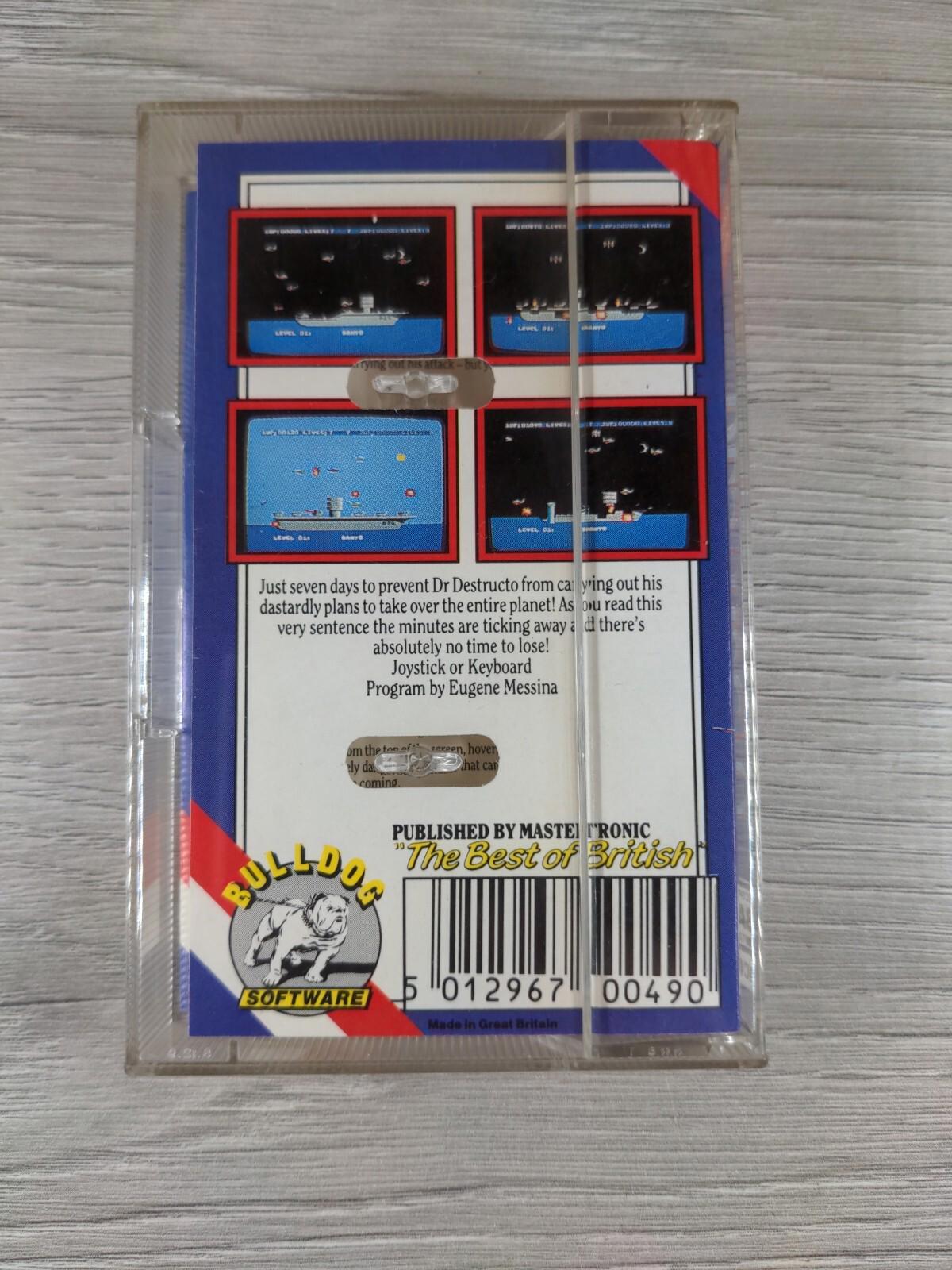 Destructo Commodore 64 C64 Video Game Cassette Tested & Working