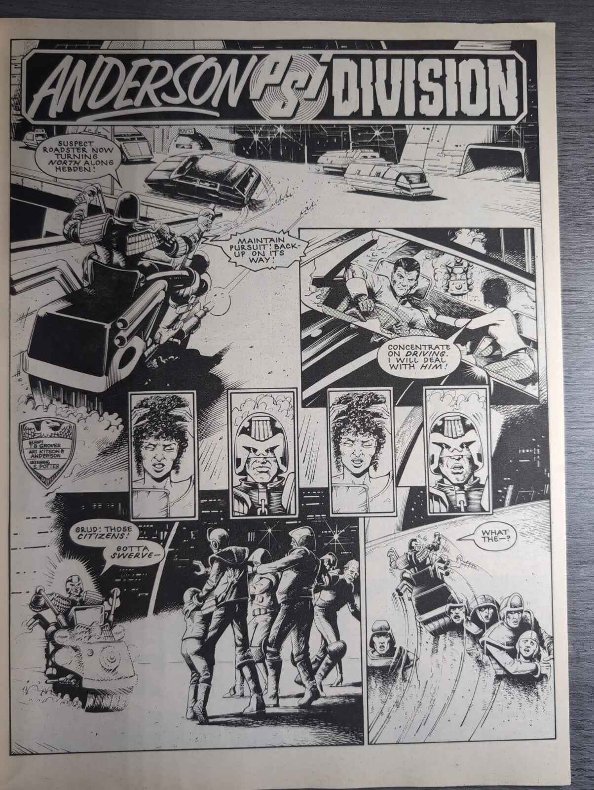 2000AD Prog 525 Featuring Judge Dread Comic 6th June 1987 Vintage Retro Comic
