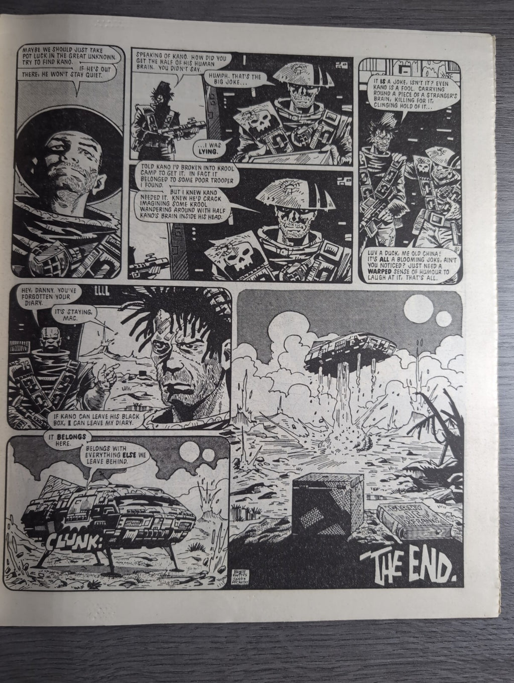 2000AD Prog 519 Featuring Judge Dread Comic 25th April 1987 Vintage Retro Comic