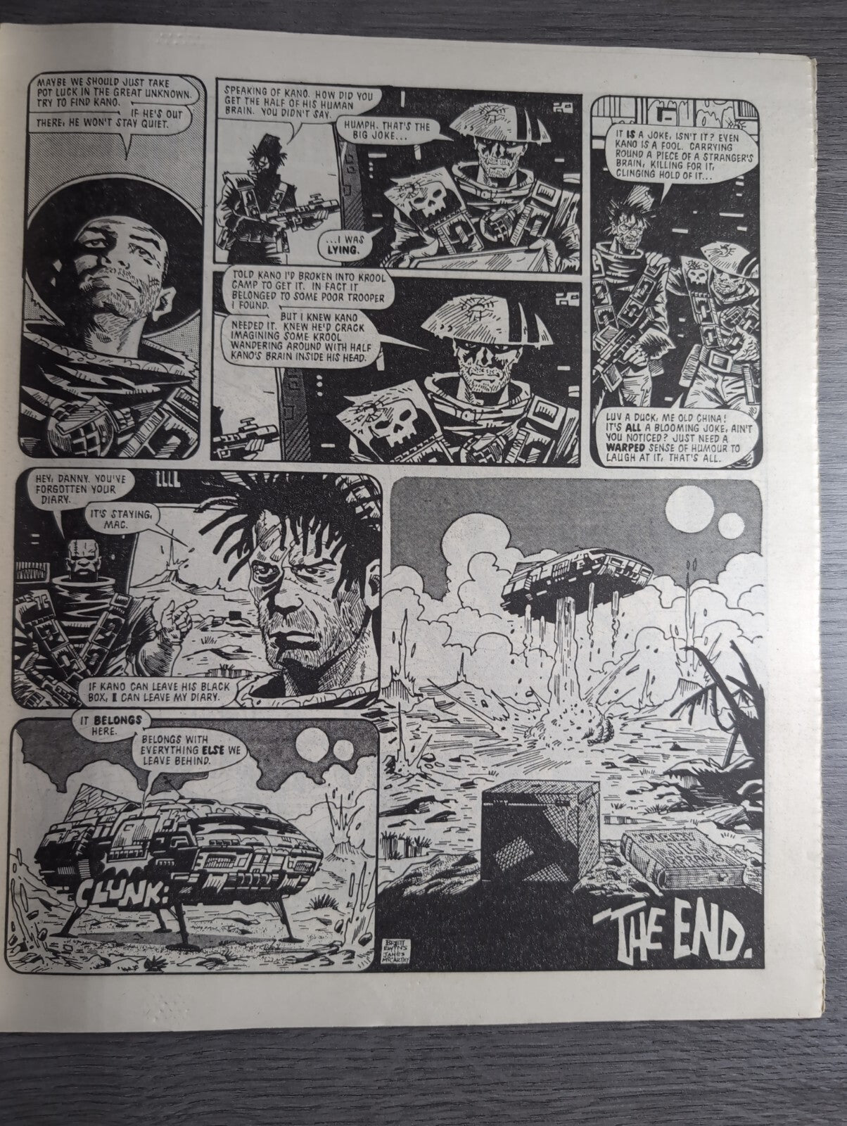 2000AD Prog 519 Featuring Judge Dread Comic 25th April 1987 Vintage Retro Comic