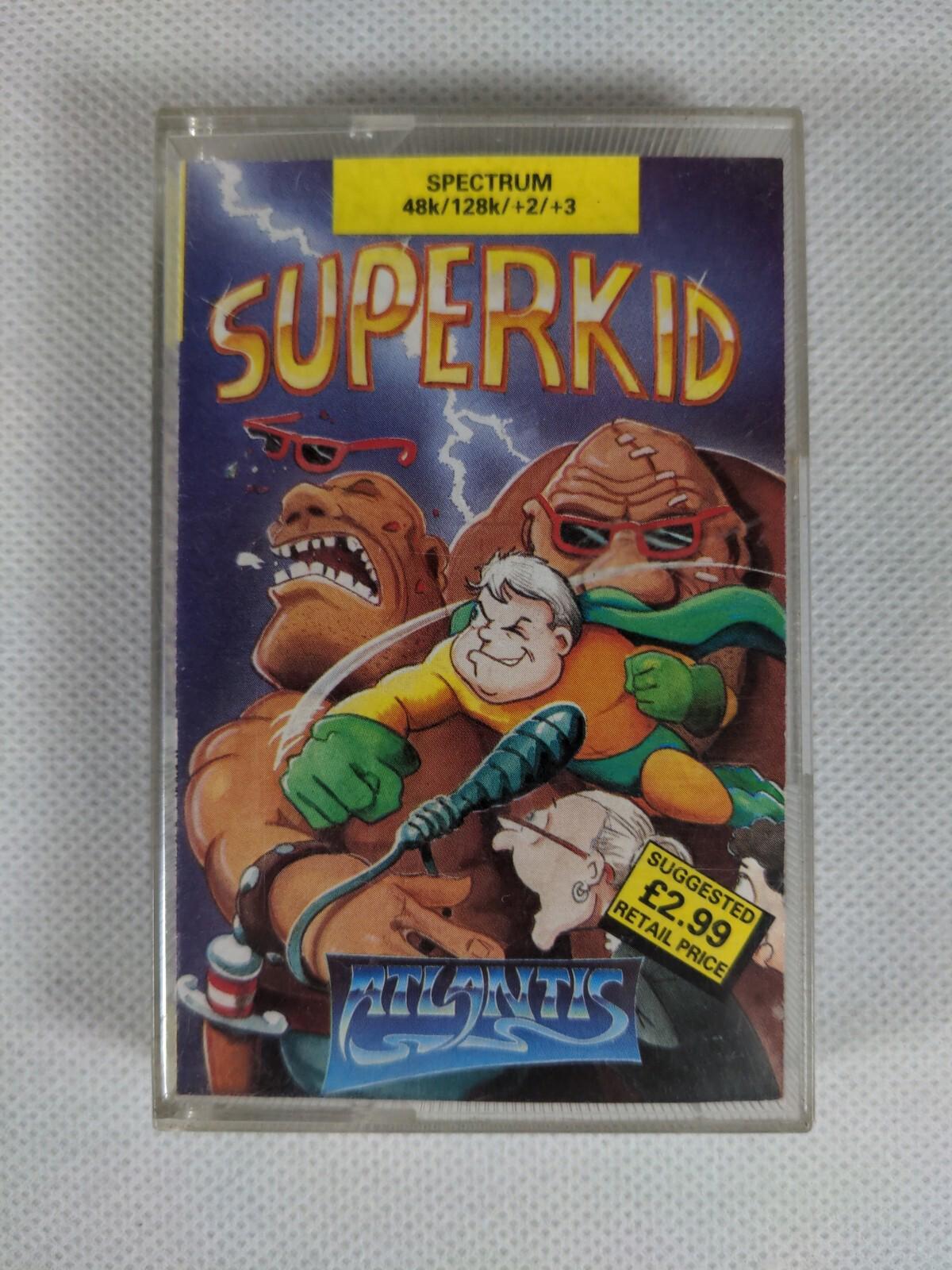Superkid ZX Spectrum 48K 128K Game Cassette Atlantis Tested & Working