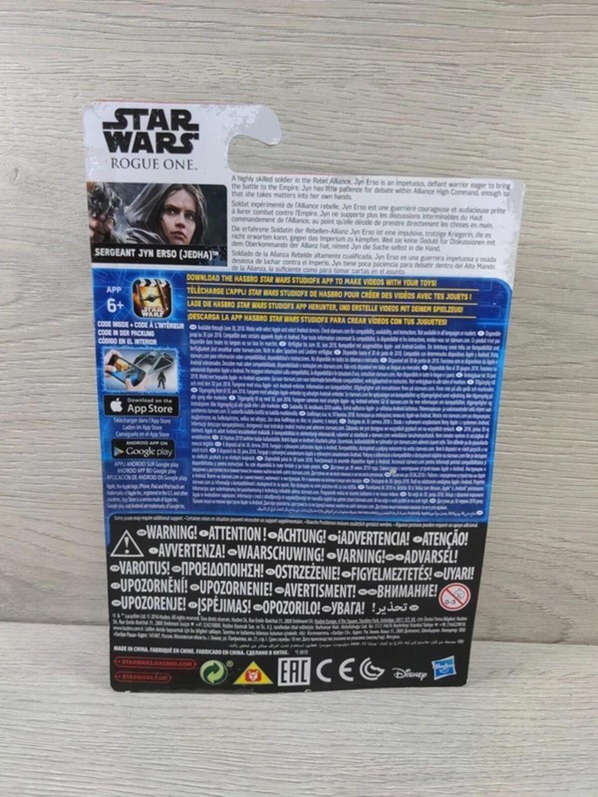 Hasbro Star Wars Sergeant Jyn Erso (Jedha) Figure 2018 Rogue One - Retrorama UK