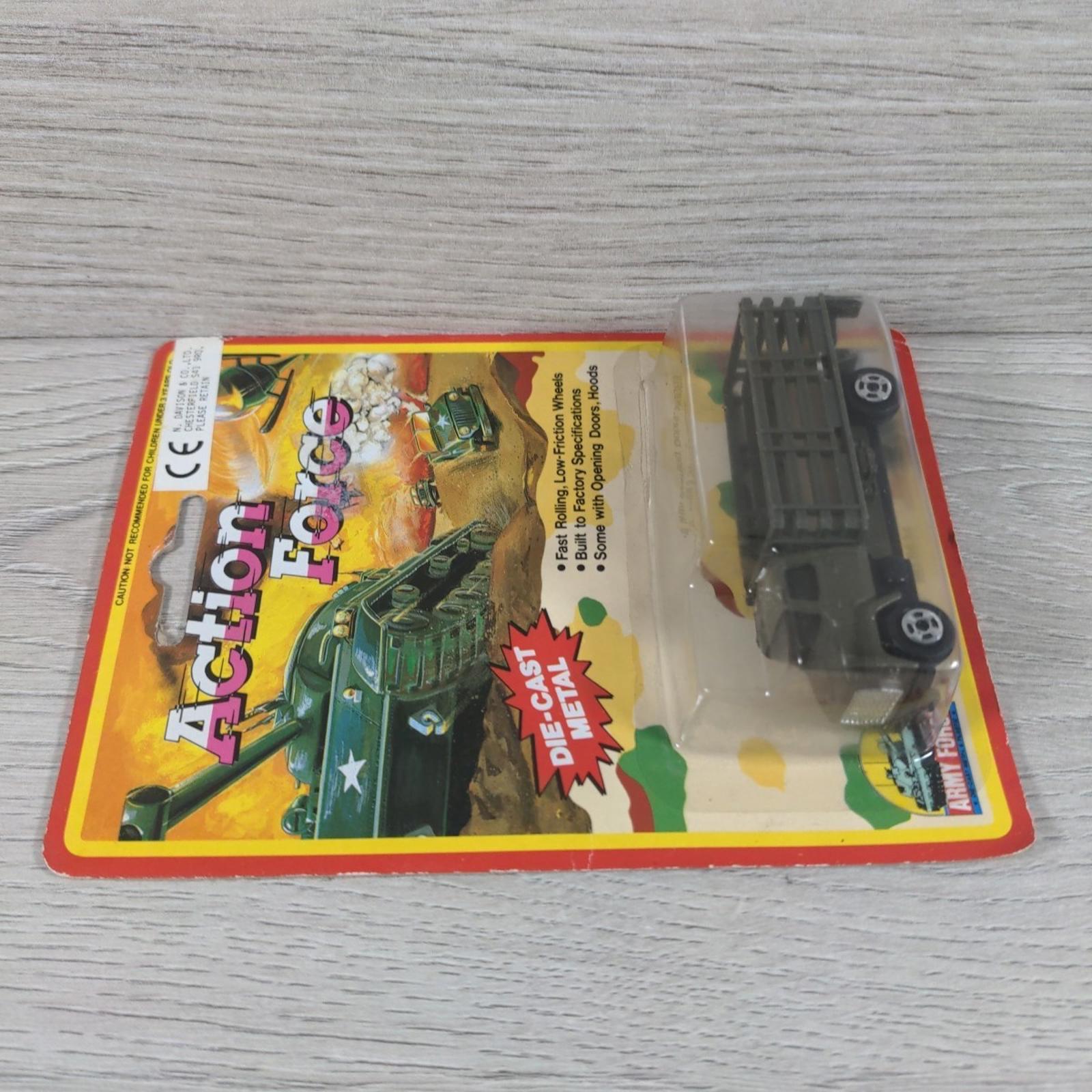 Welly Action Force Army Force Military Truck No 8634 1980s Diecast Model - Retrorama UK