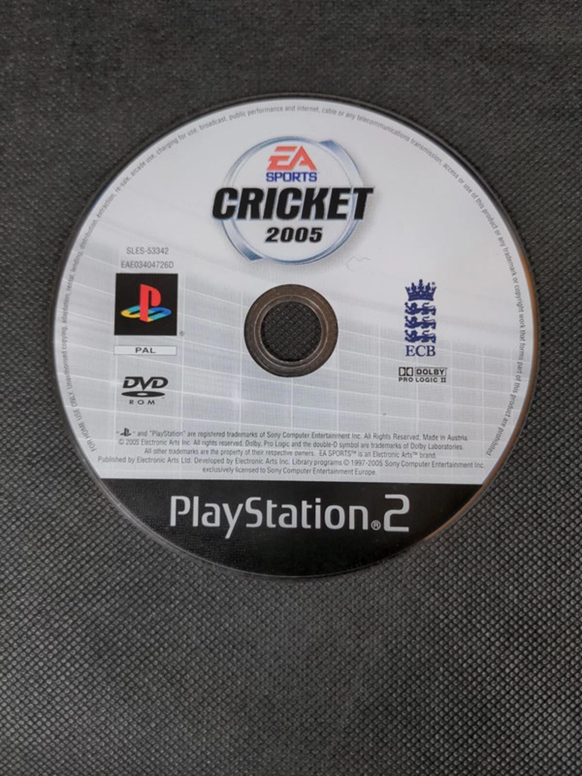 Cricket 2005 Playstation 2 PS2 Game + Manual Tested & Working