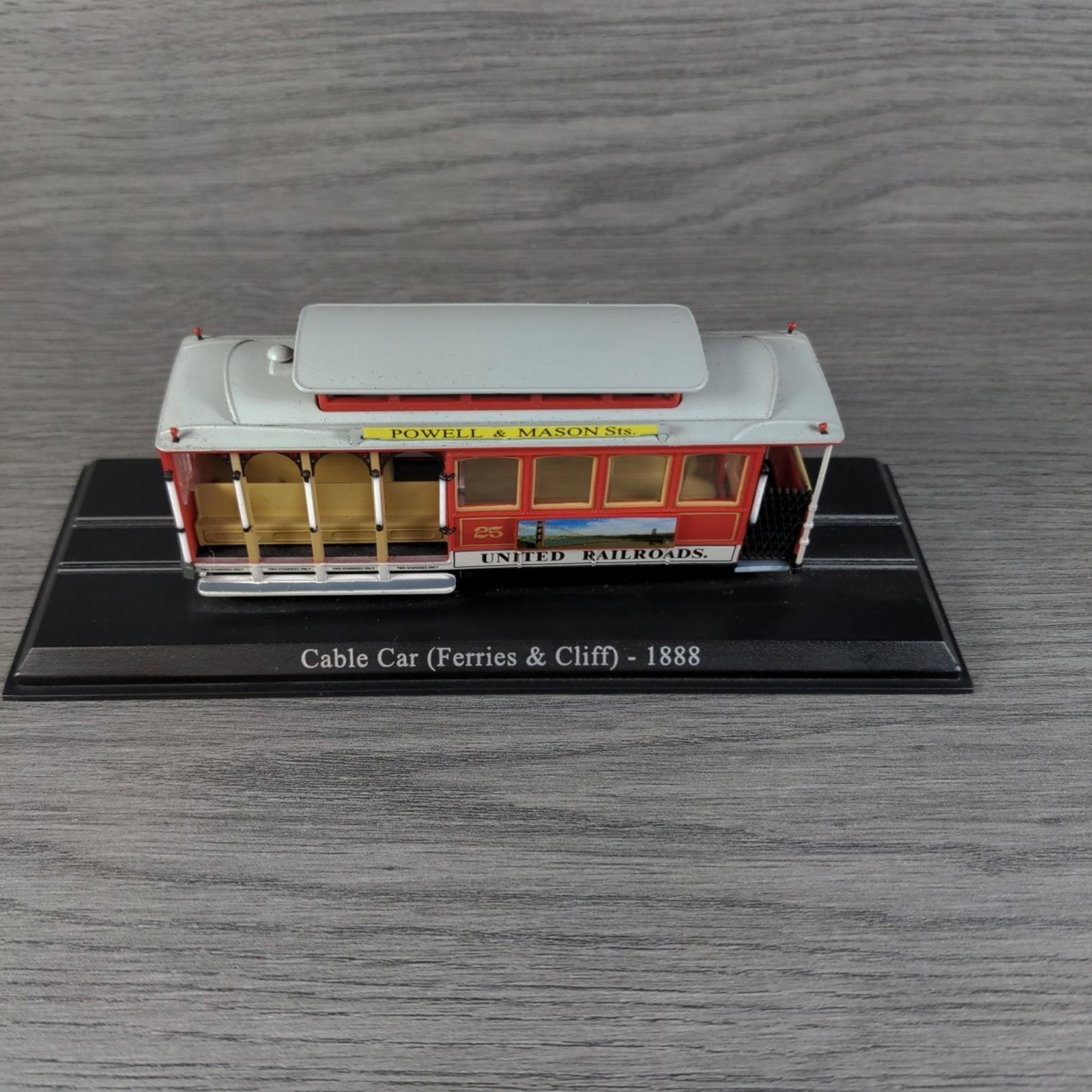 Atlas Editions Trams Of The World Cable Car (Ferries & Cliff) - 1888 Model