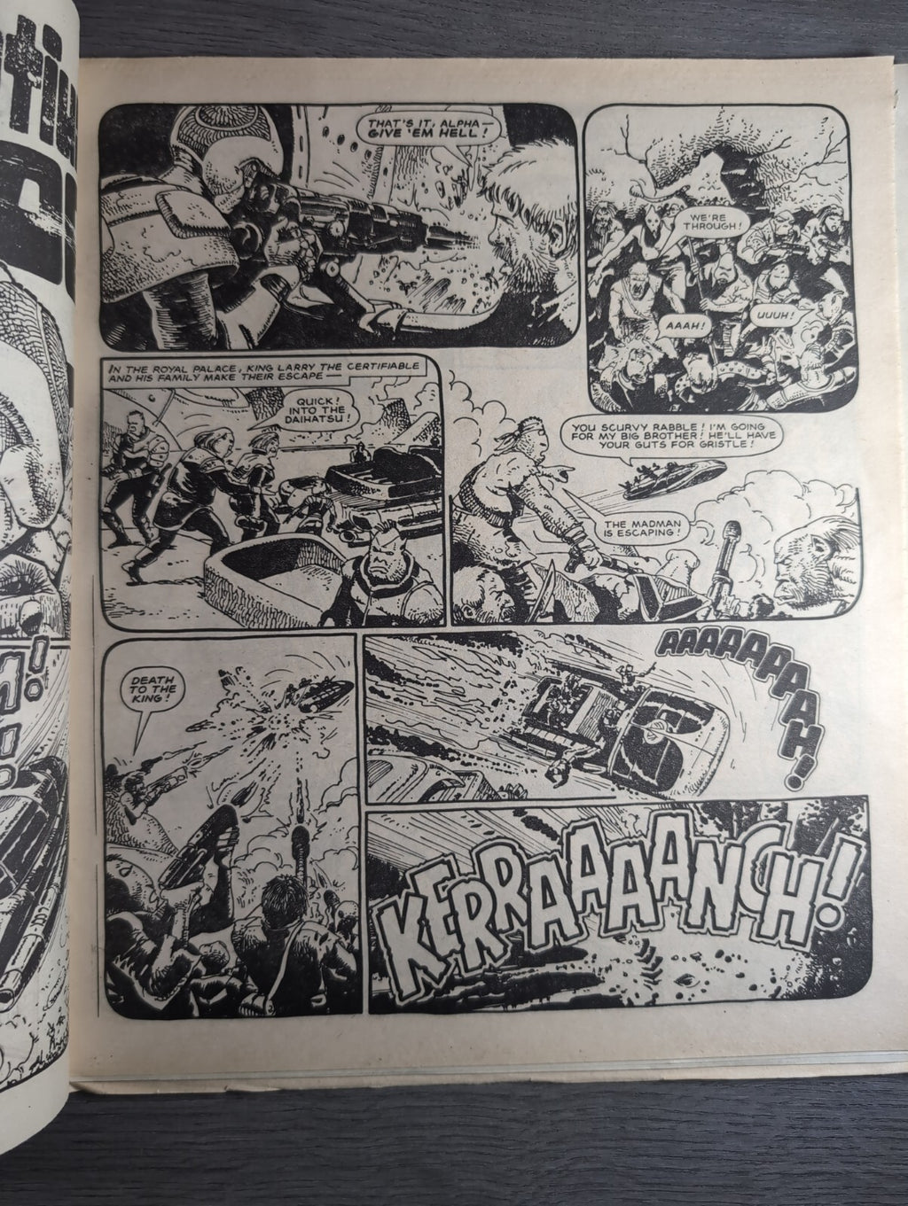 2000AD Prog 433 Featuring Judge Dread Comic 31st Aug 1985 Vintage Retro Comic
