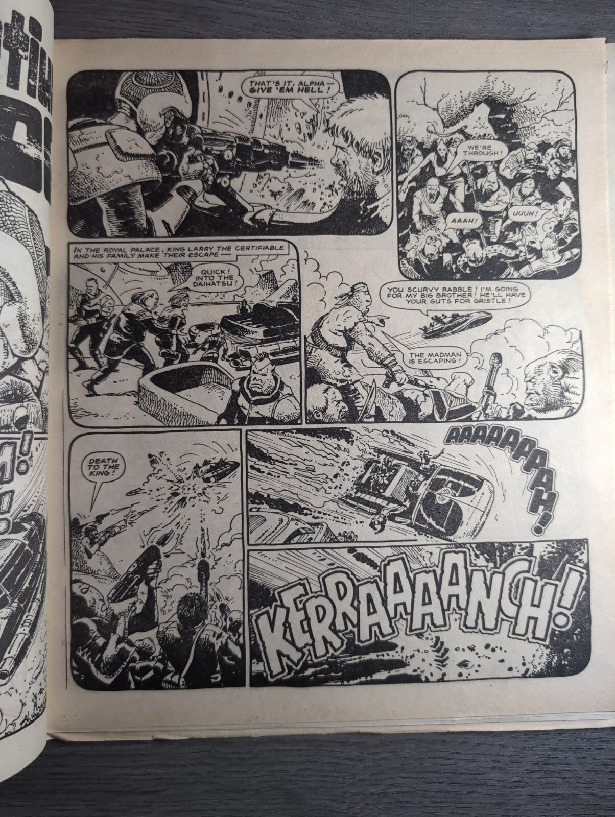 2000AD Prog 433 Featuring Judge Dread Comic 31st Aug 1985 Vintage Retro Comic