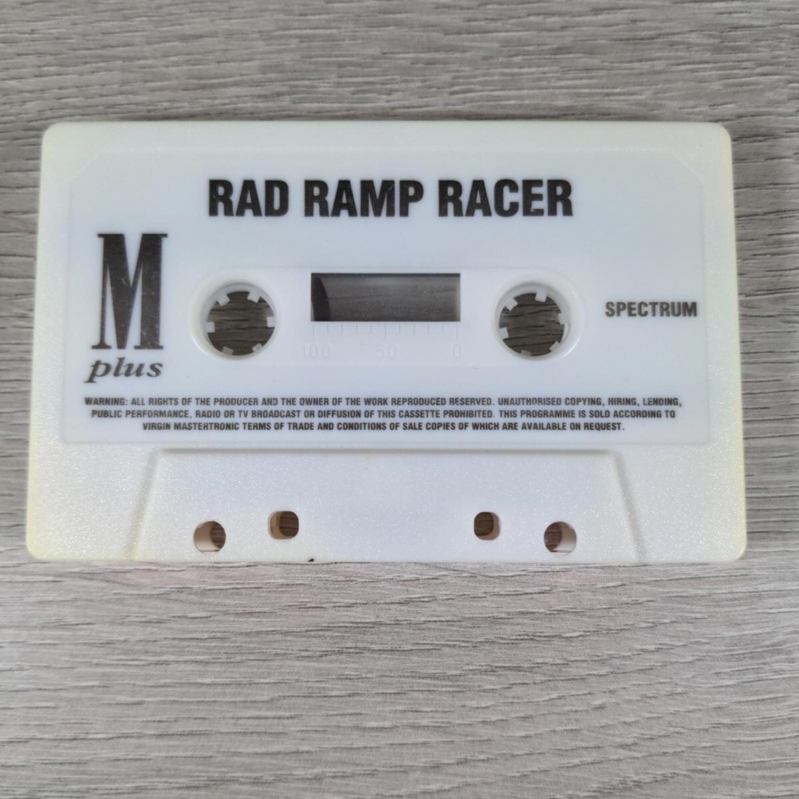 Rad Ramp Racer ZX Spectrum 48K 128K Video Game Cassette Tested & Working
