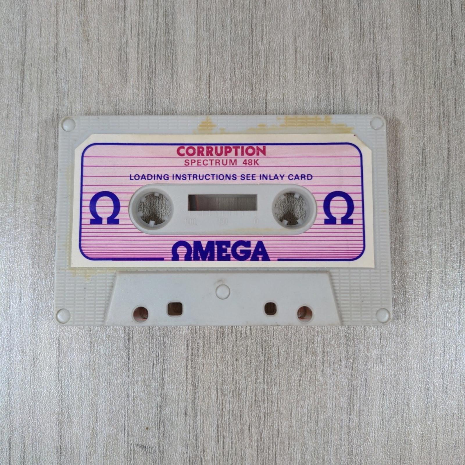 Corruption ZX Spectrum 48K Game Cassette Tested & Working Omega Games