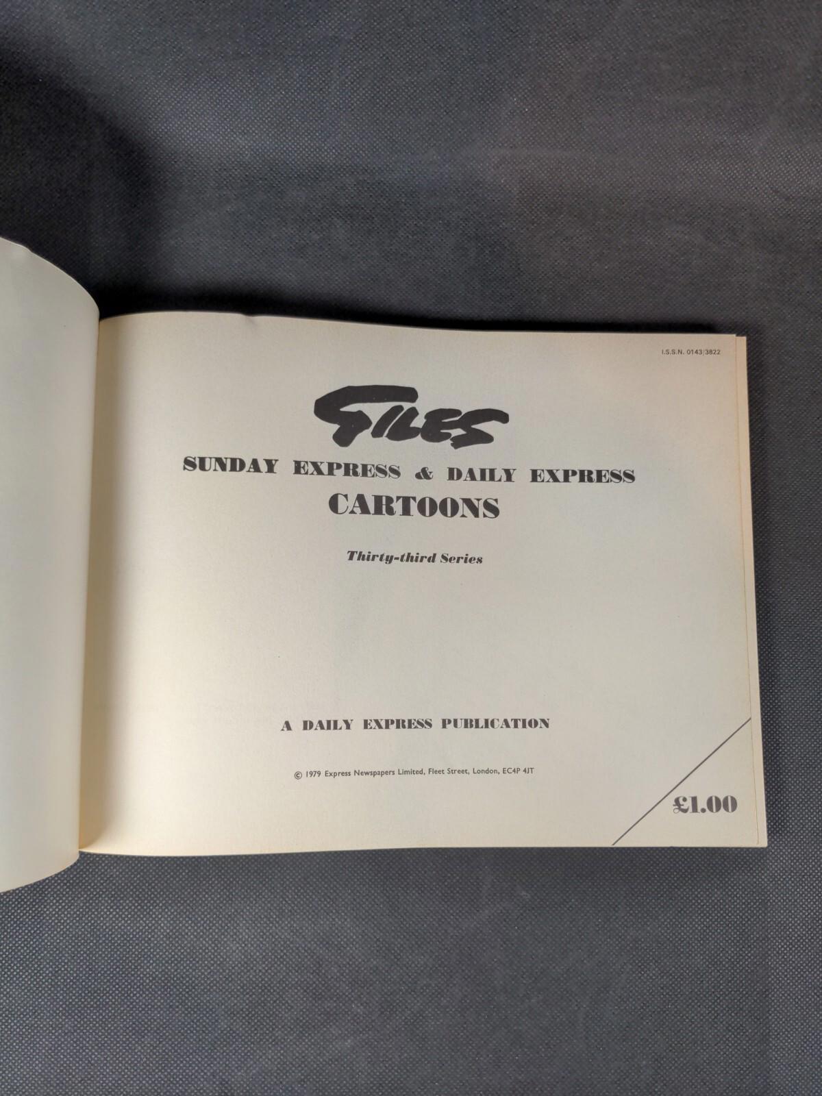 Giles Annual - 1979 - Thirty Third Series - Cartoon Book - Unclipped - Retrorama UK