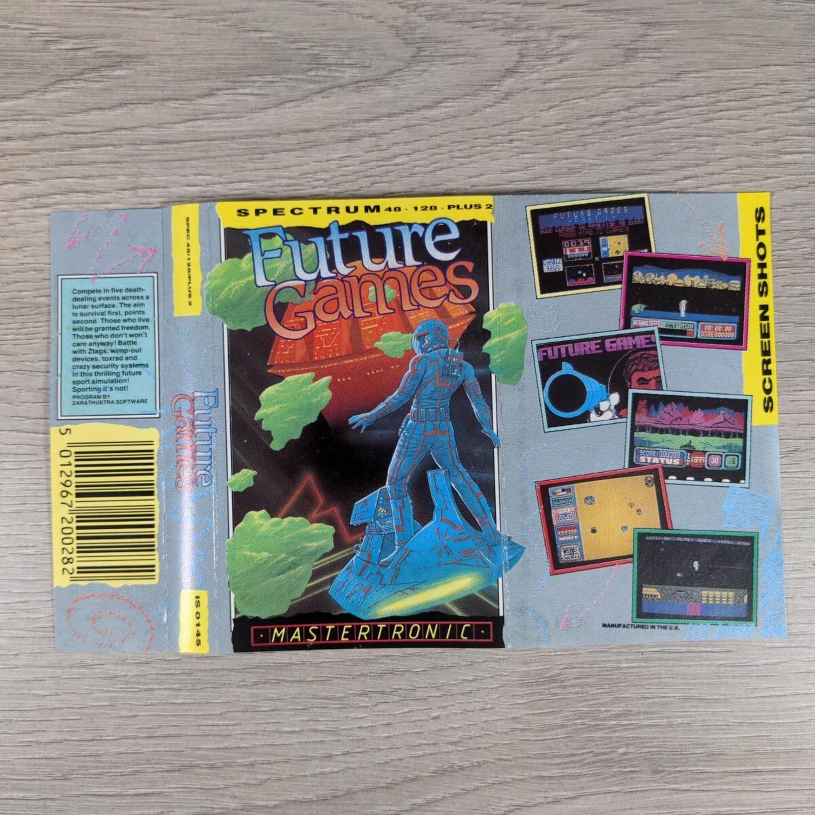 Future Games ZX Spectrum 48K 128K Video Game Cassette Tested & Working