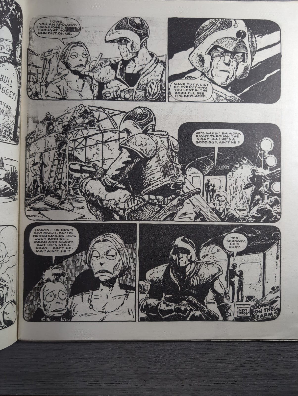 2000AD Prog 493 Featuring Judge Dread Comic 25th Oct 1986 Vintage Retro Comic
