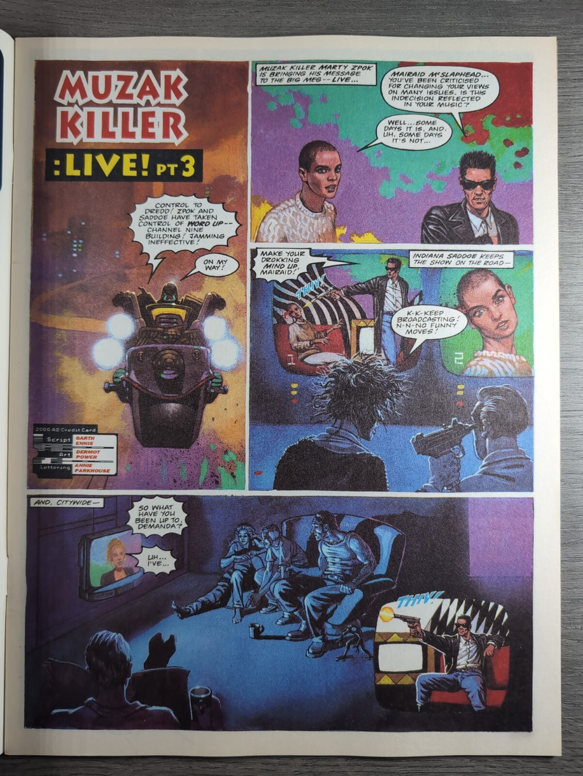 2000AD Prog 839 Featuring Judge Dredd Comic 12th June 1993 Vintage Retro Comic