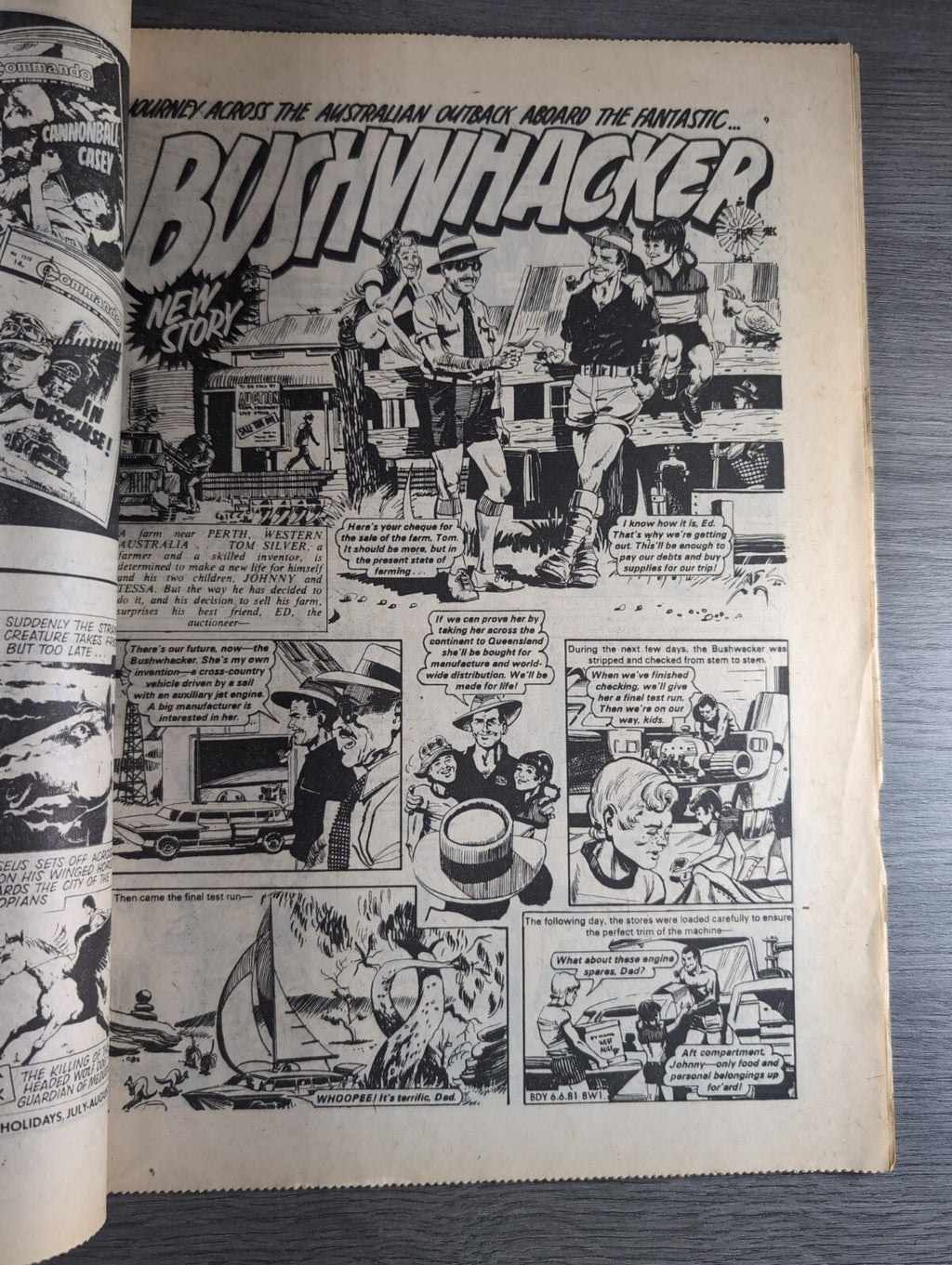 Buddy Comic Issue No 17 6th June 1981 Vintage Retro Comic