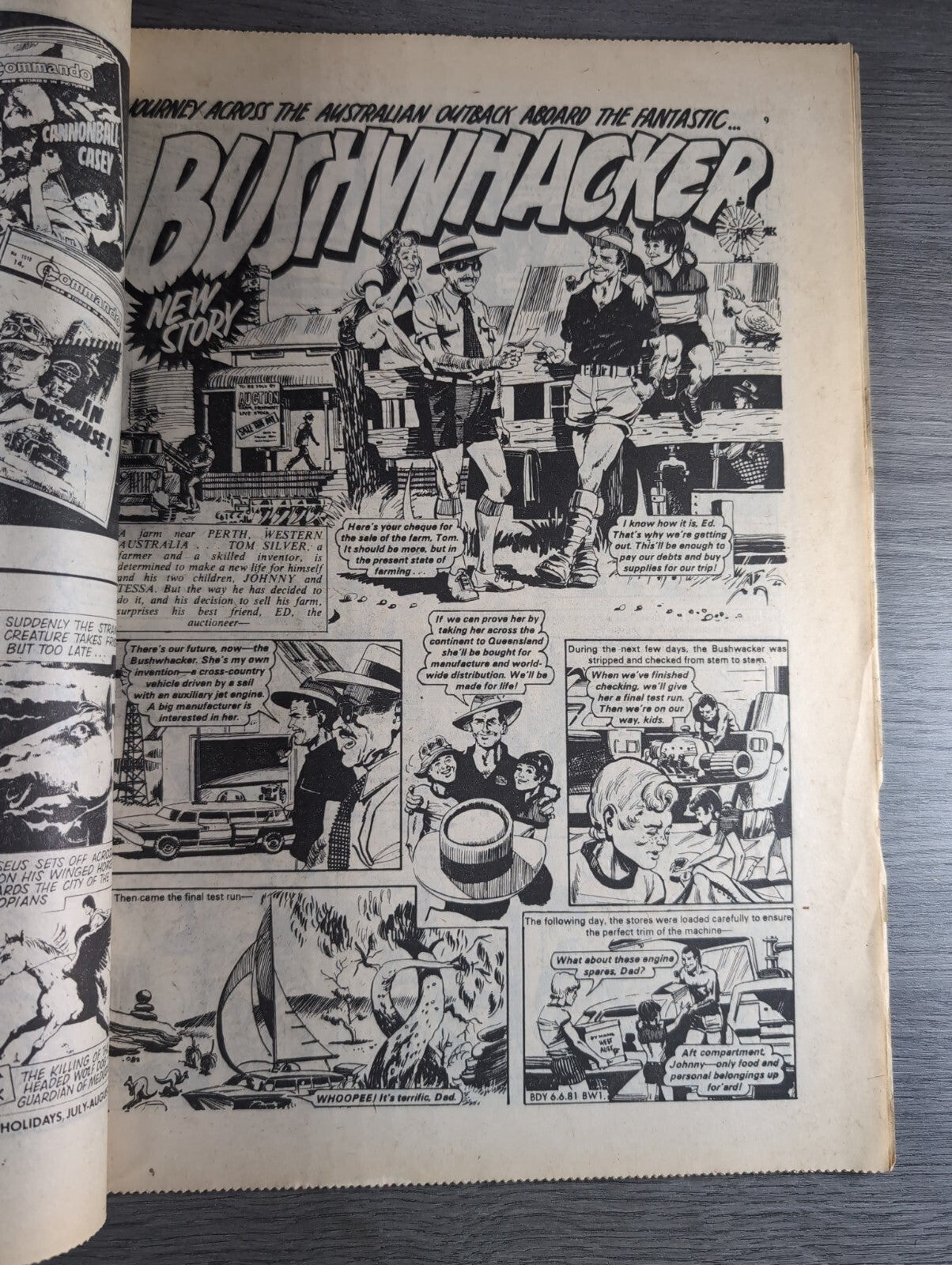 Buddy Comic Issue No 17 6th June 1981 Vintage Retro Comic