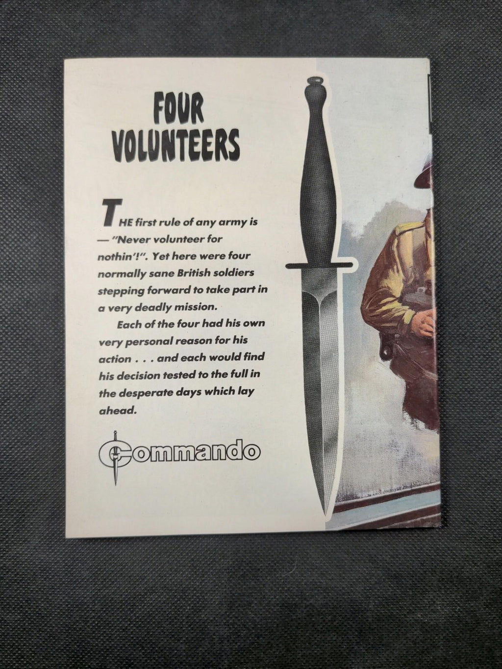 Commando Comic Issue Number 2554 Four Volunteers