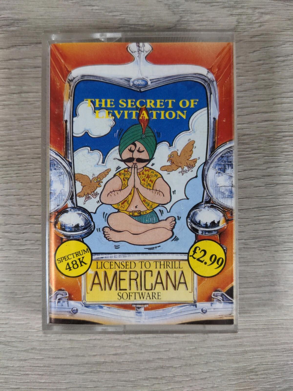 The Secret Of Levitation ZX Spectrum 48K 128K Game Cassette Tested & Working - Retrorama UK