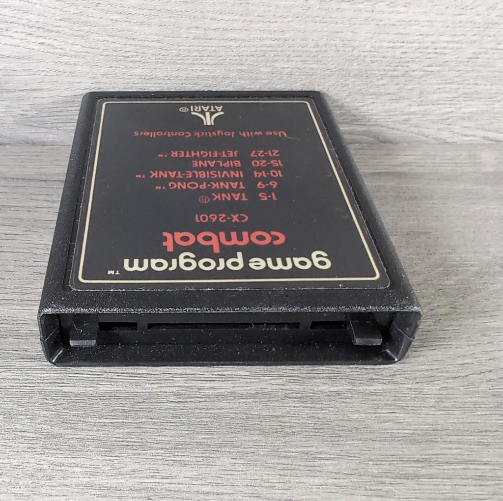 Combat Atari 2600 Video Game CX2601 Cartridge  Manual Boxed CIB Tested & Working