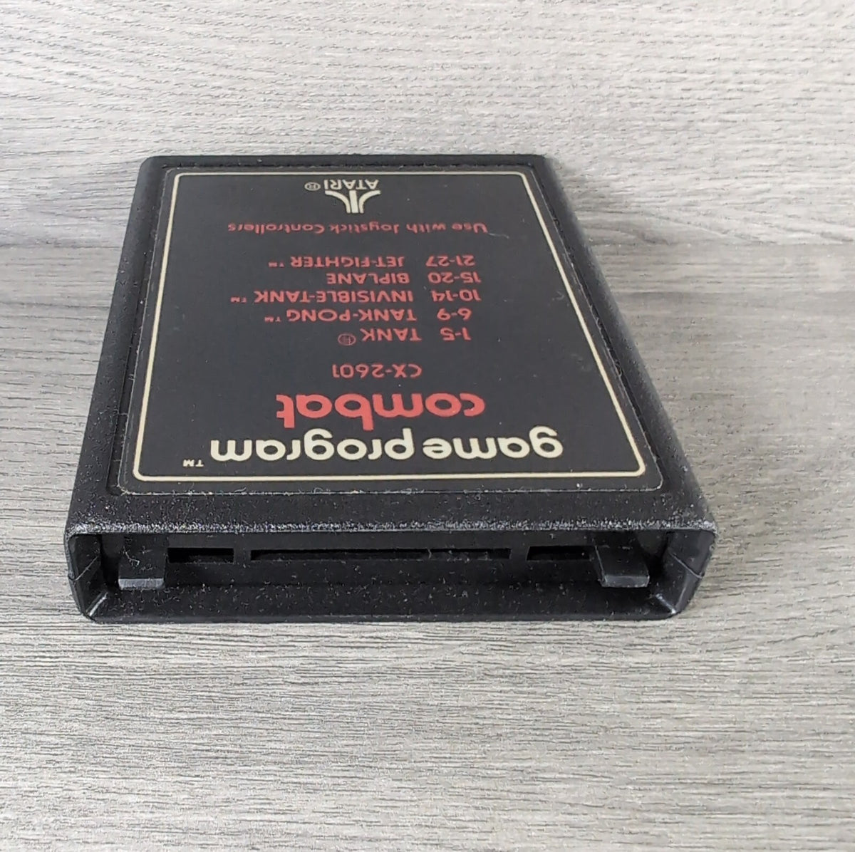 Combat Atari 2600 Video Game CX2601 Cartridge  Manual Boxed CIB Tested & Working