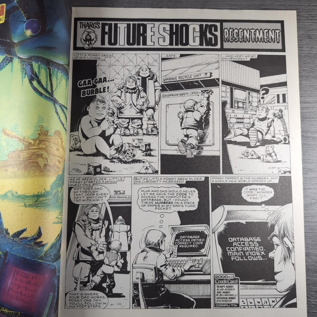 2000AD Prog 537 Featuring Judge Dredd 29th August 1987 Vintage Comic