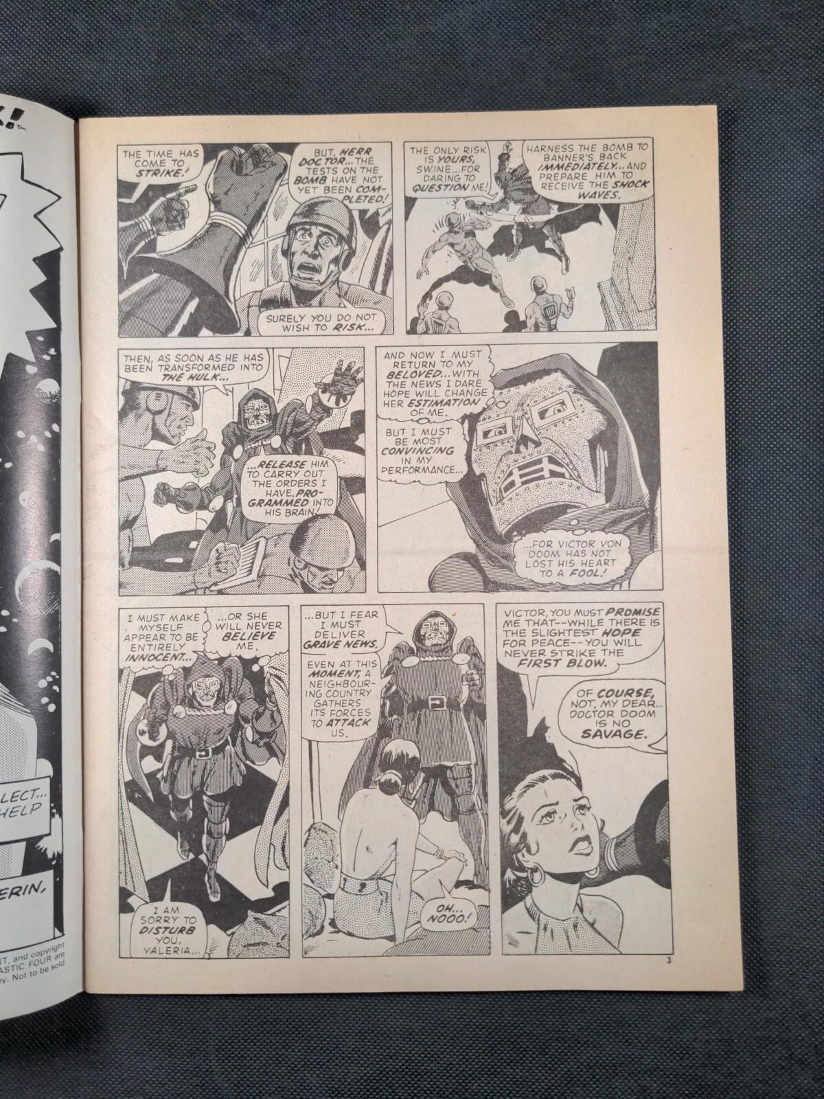 Mighty World of Marvel Comic Issue No 116 December 1974 Marvel UK Vintage Comic