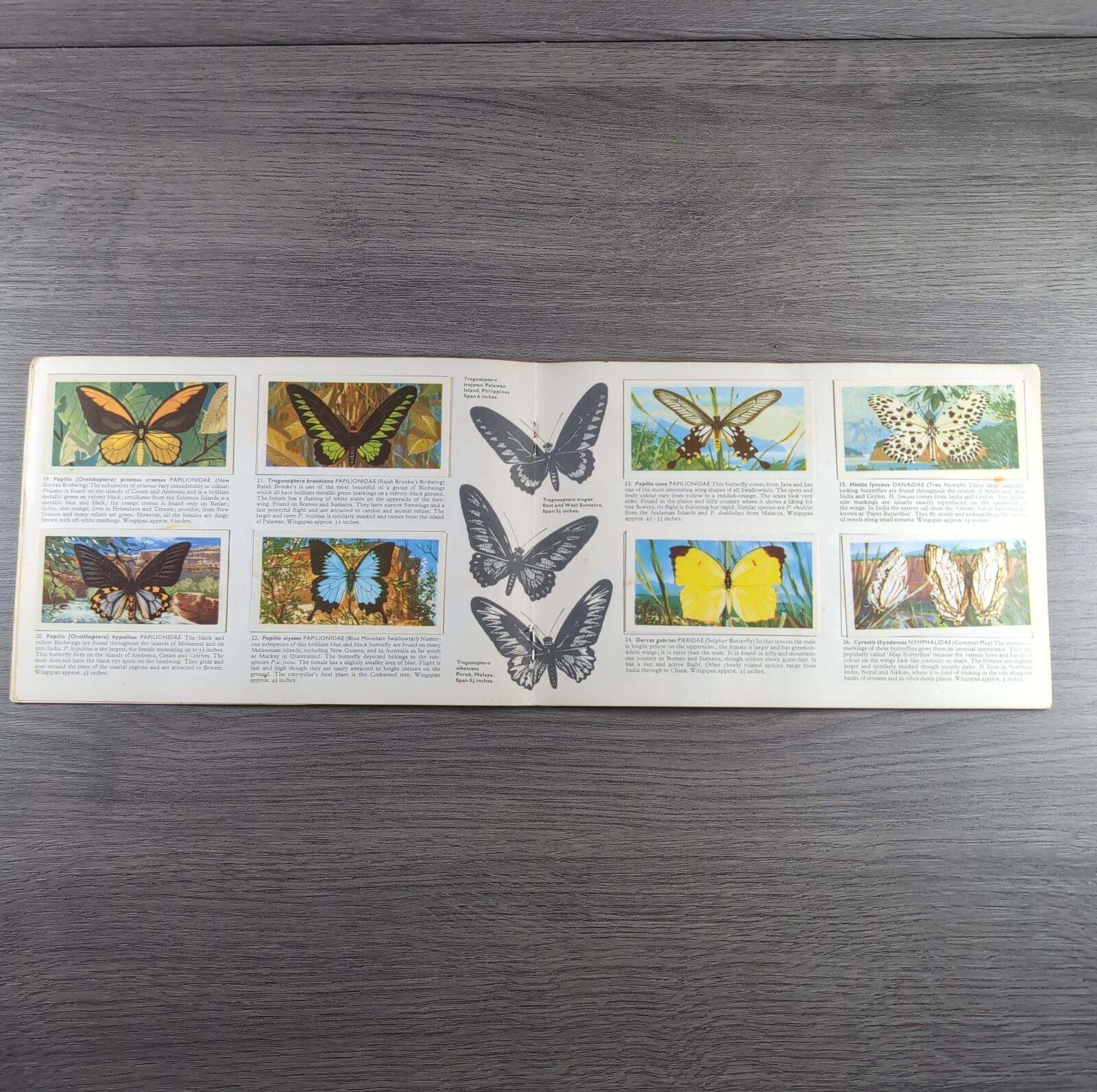 Brooke Bond Tea Picture Cards Album Butterflies Of The World Complete Set