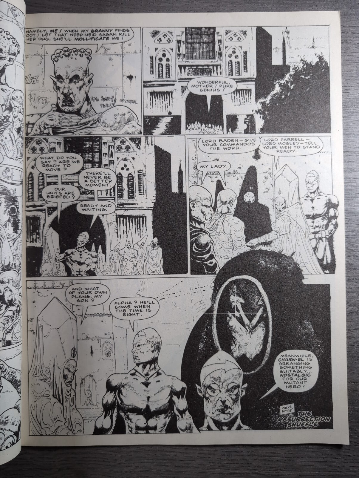 2000AD Prog 601 Featuring Judge Dread Comic 19th Nov 1988 Vintage Retro Comic