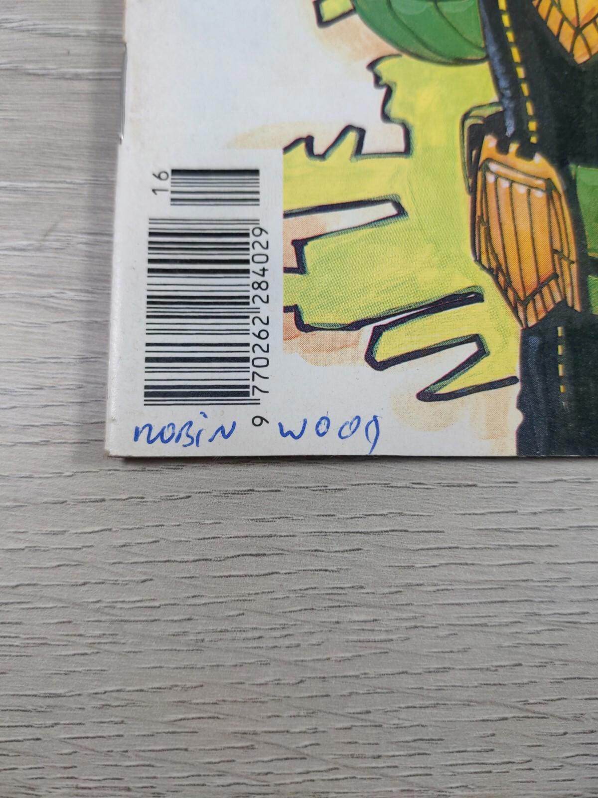 2000AD Featuring Judge Dredd Prog 727 April 1991 Vintage Comic