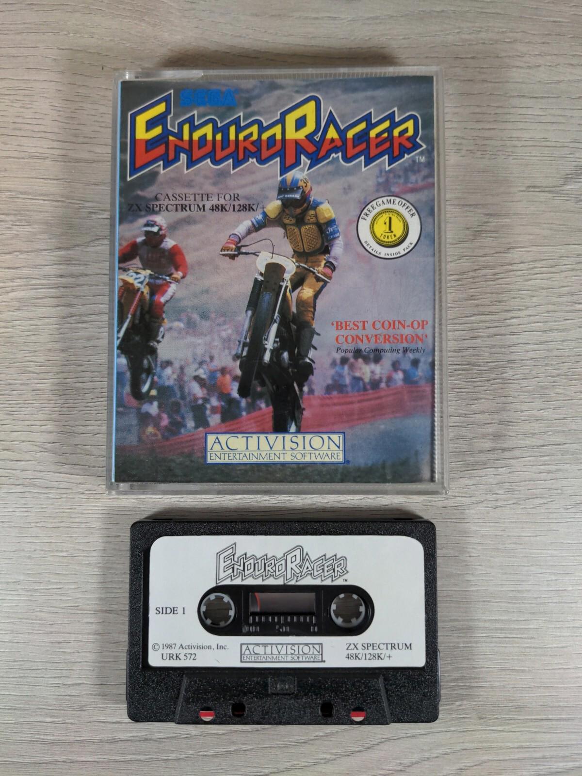 Enduro Racer ZX Spectrum 48K 128K Game Cassette Activision Tested & Working