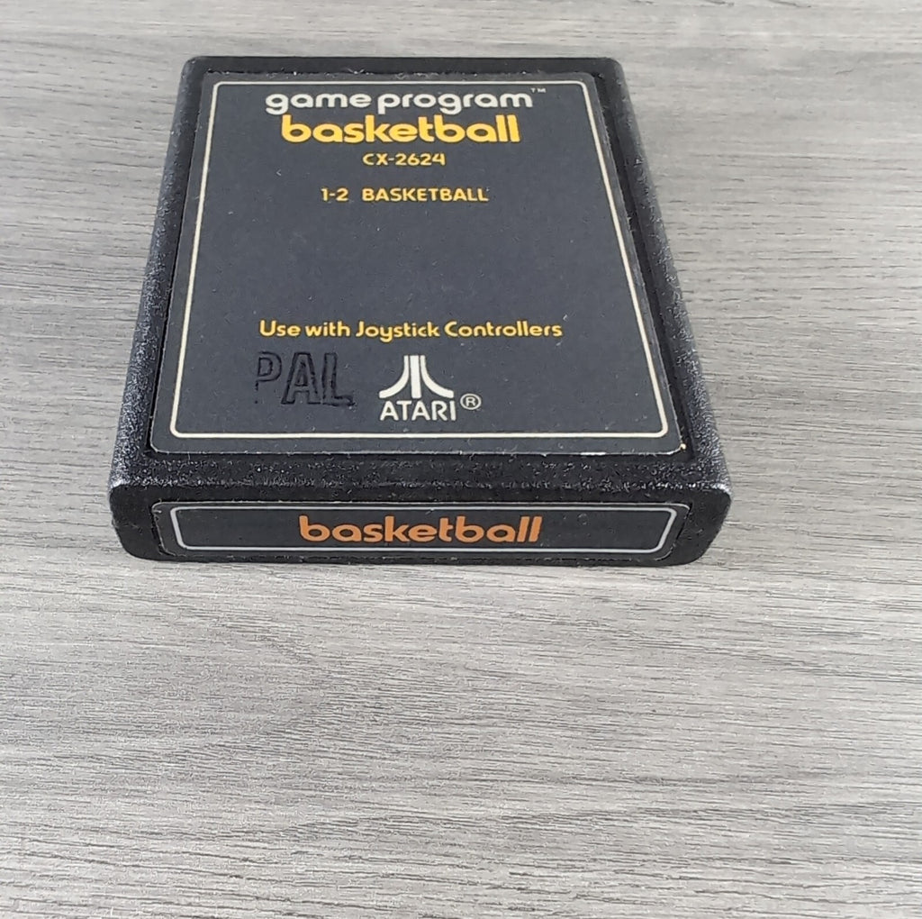 Basketball Atari 2600 Game CX2624 Cartridge & Manual Boxed CIB Tested & Working