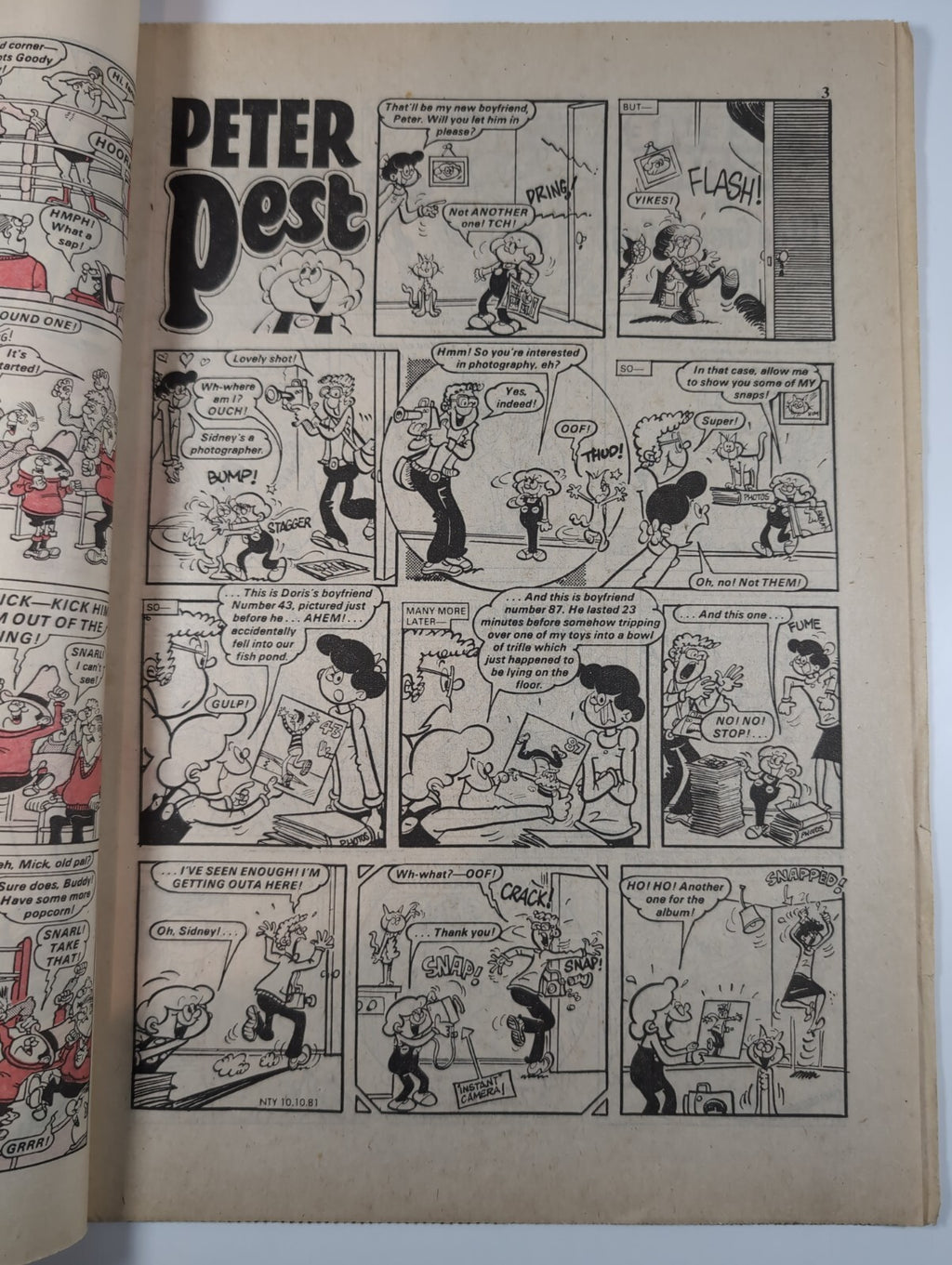 Nutty Comic Featuring Bananaman Issue No. 87 Oct 10th 1981 Vintage Retro Comic