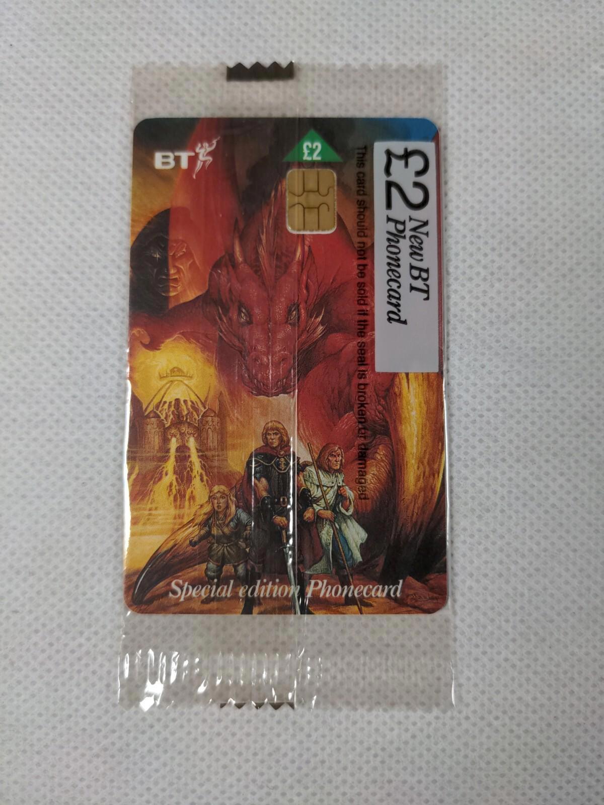 BT Phone Card  Special Edition Unused Vintage £2 Chip Phonecard Unopened Sealed